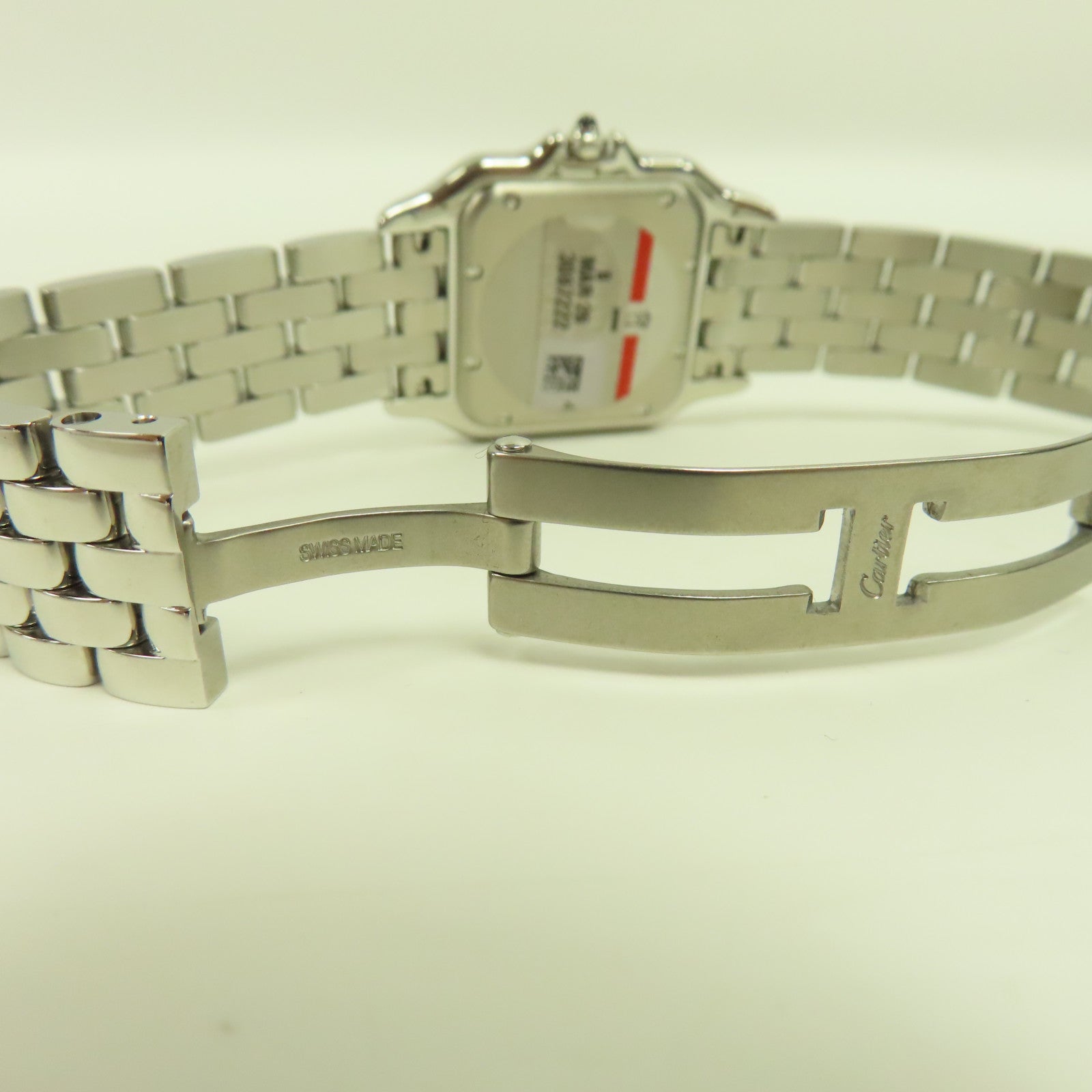 CARTIER Panthere De不鏽鋼手錶石英機芯白色