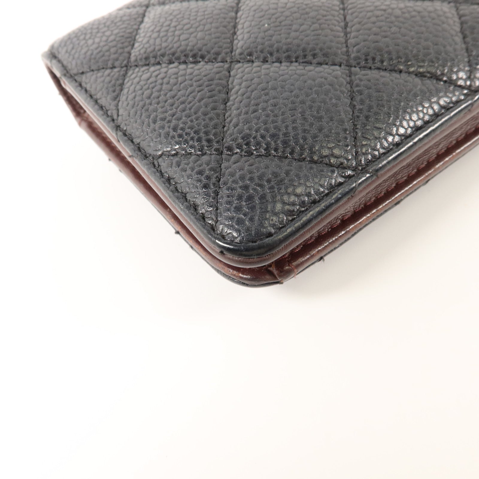 CHANEL 牛皮皮革Classic Long Flap Wallet金扣長錢包