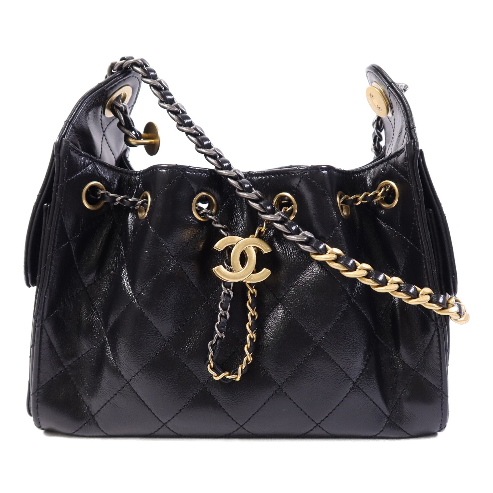 CHANEL 牛皮皮革Chanel Hobo肩背袋