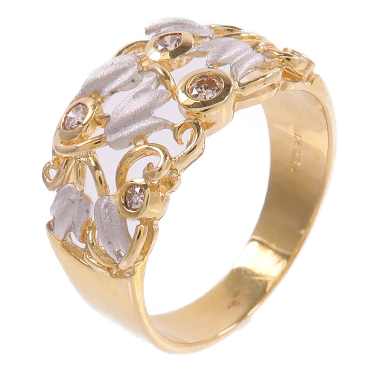 JEWELRY 18K白金/黃金Ring鑽石戒指