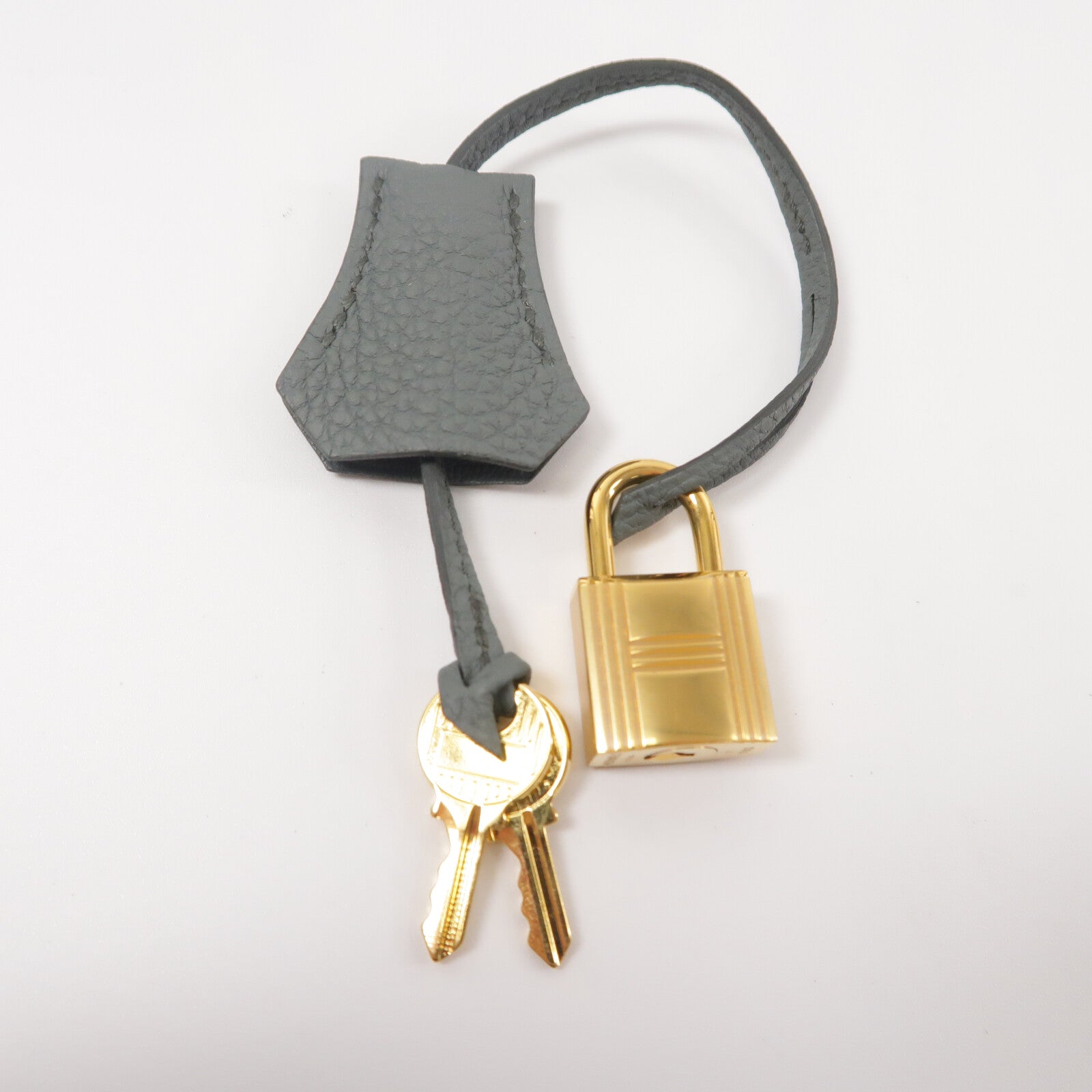 HERMES Togo皮革Kelly 25手挽肩背兩用袋Vert Amande