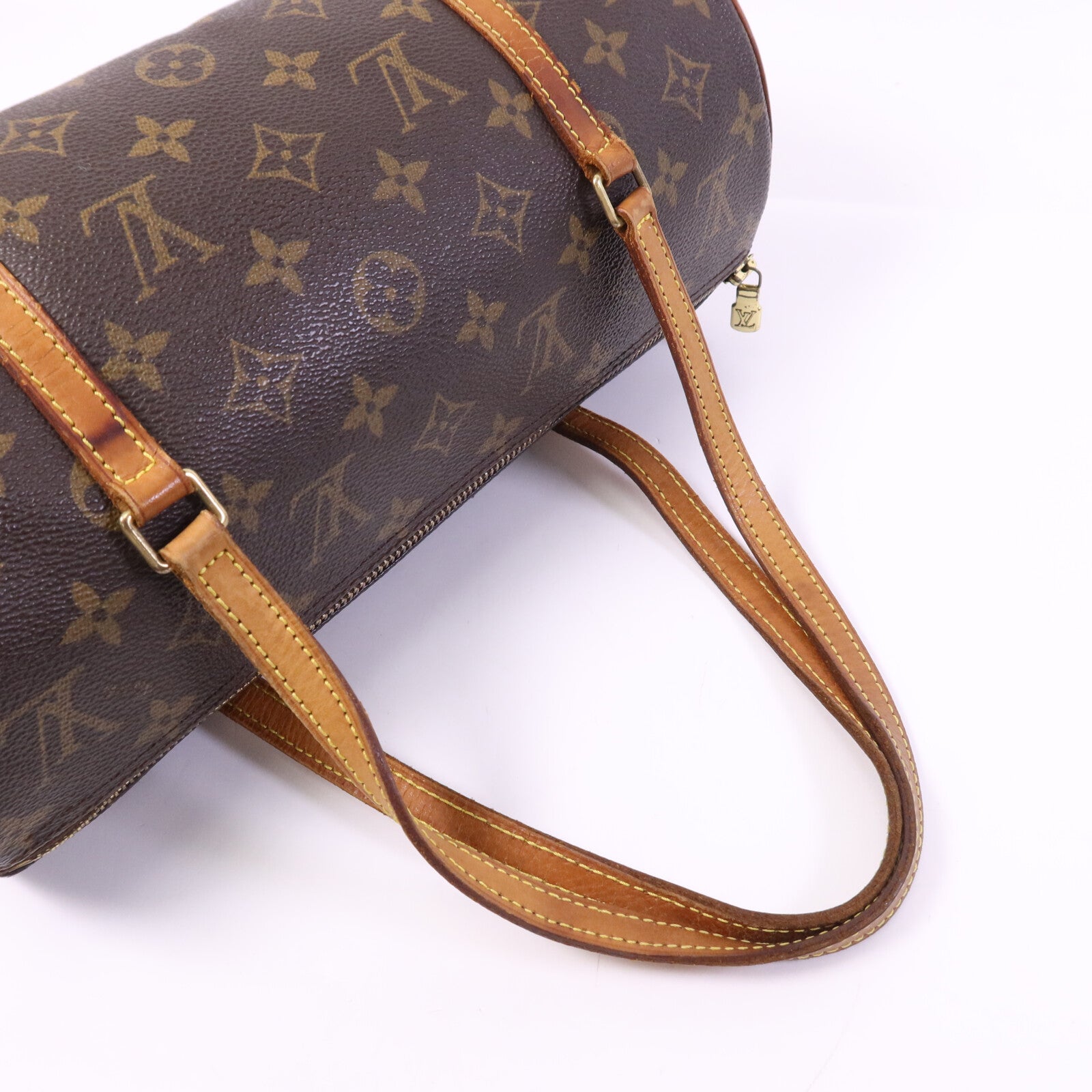 LOUIS VUITTON 【激減優惠】Monogram Papillon GM金扣手挽袋