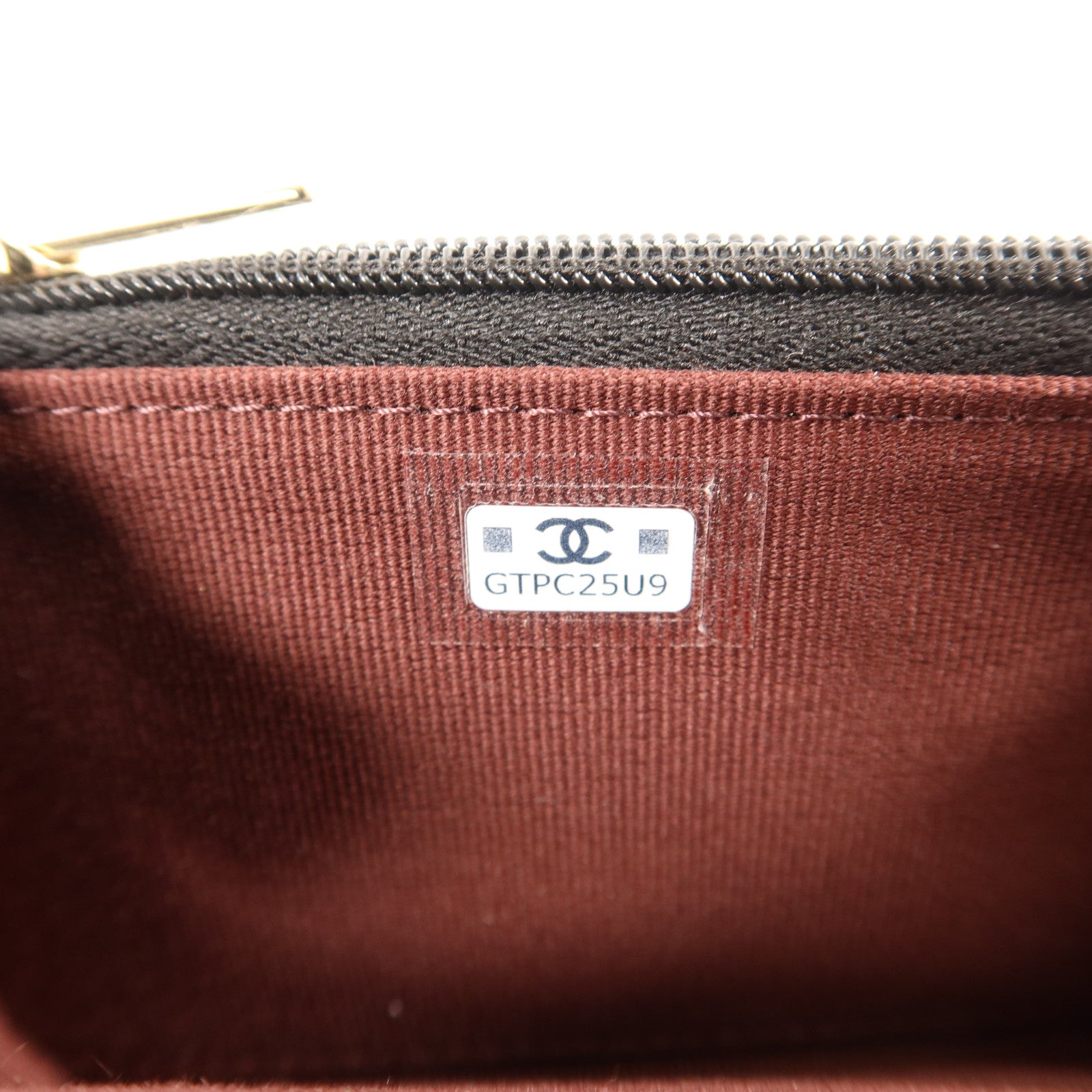 CHANEL 牛皮皮革Card Case金扣卡片套