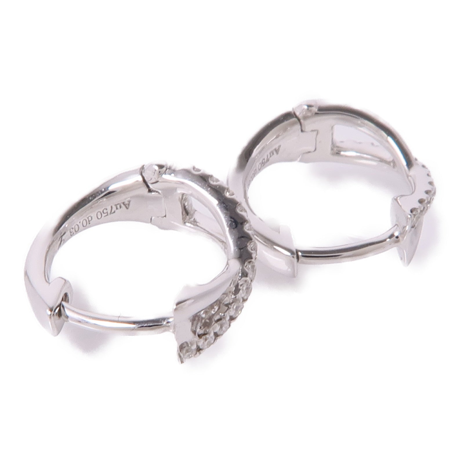 JEWELRY 18K白金Diamond Earrings鑽石耳環