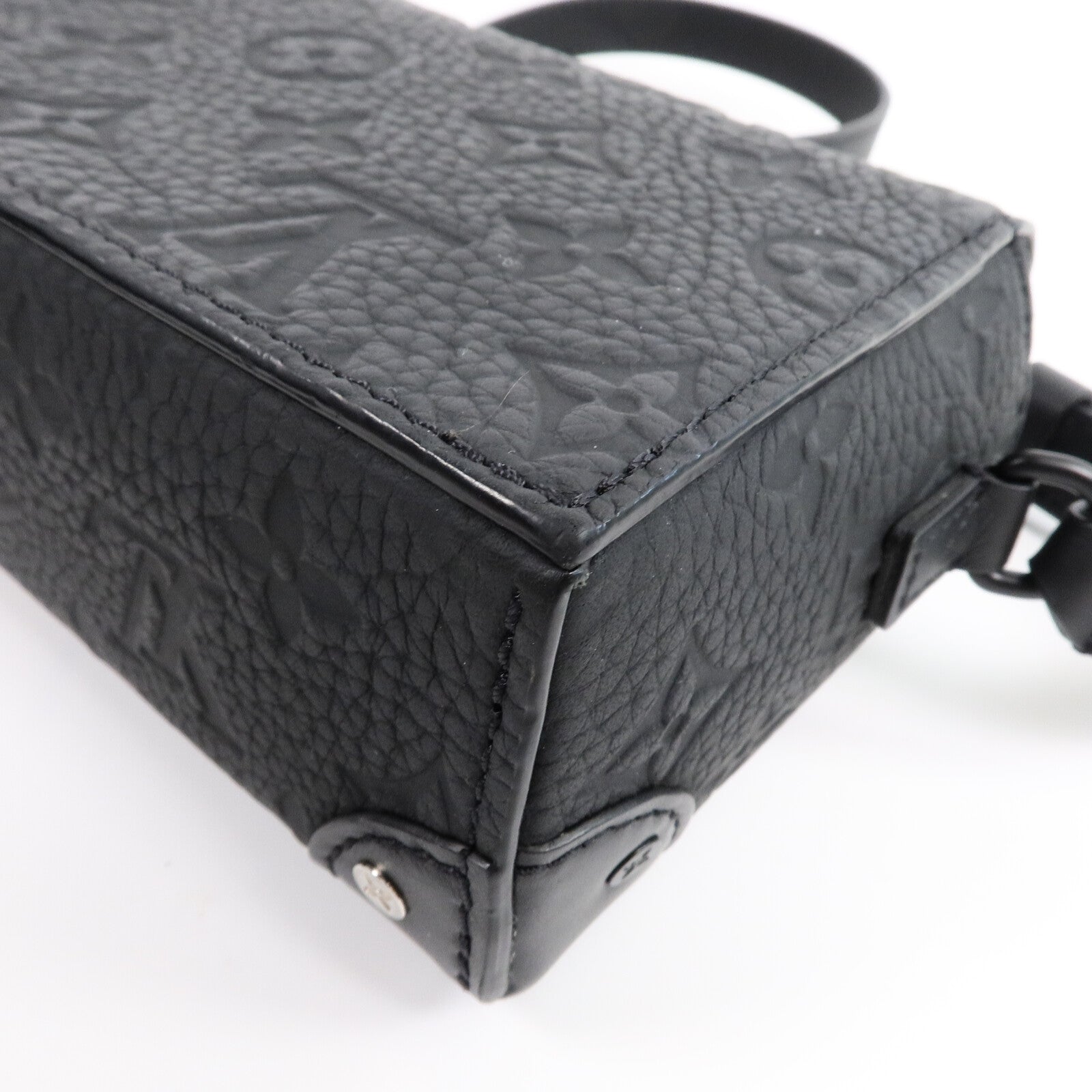 LOUIS VUITTON Monogram Taurillon Steamer Wearable Wallet肩背袋