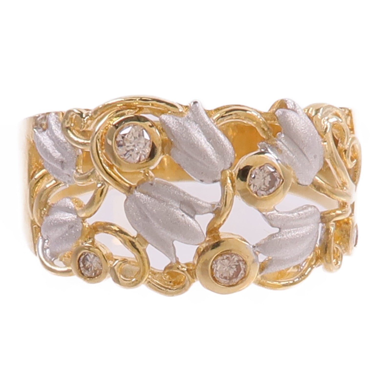JEWELRY 18K白金/黃金Ring鑽石戒指