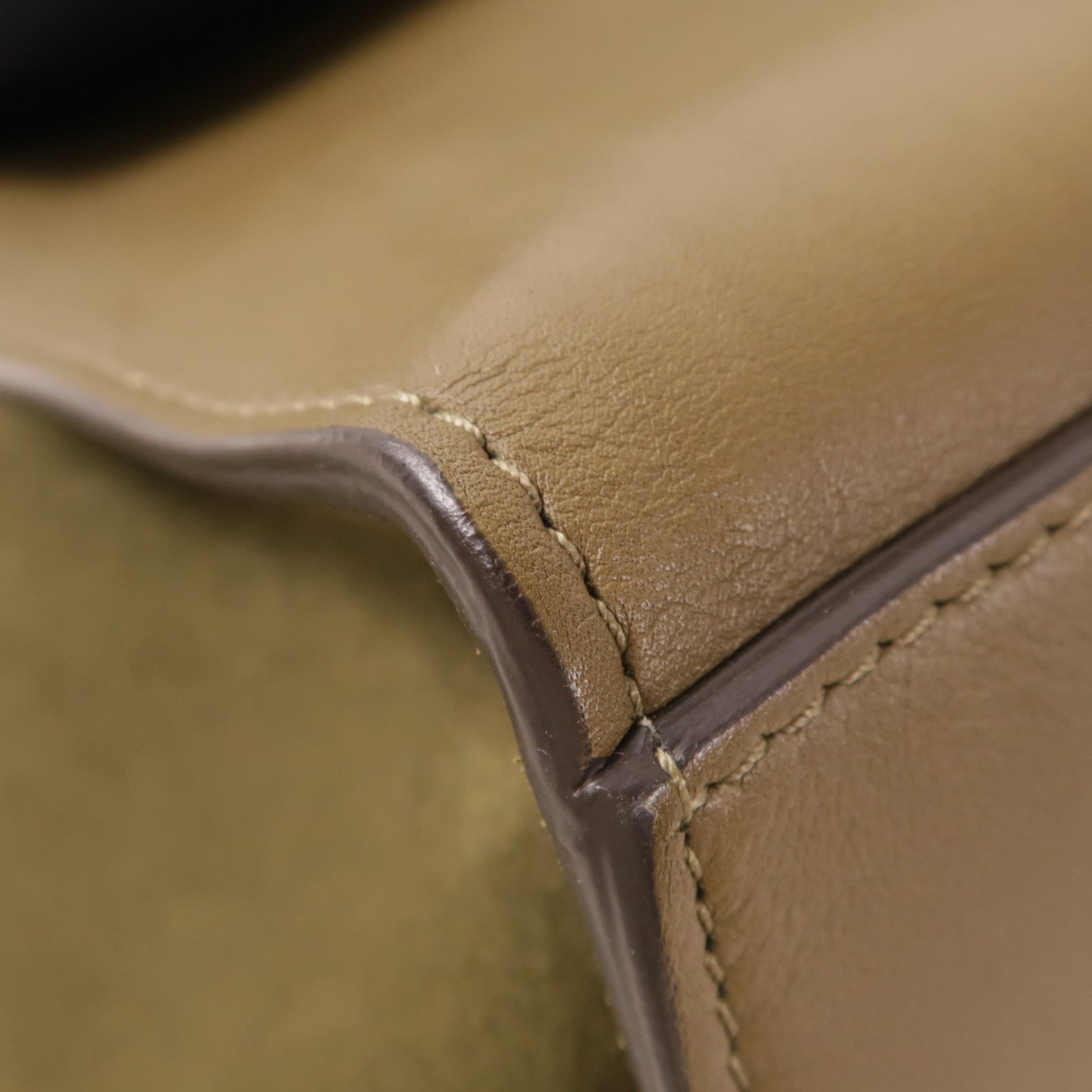 CELINE 牛皮皮革Trapeze金扣手挽肩背兩用袋