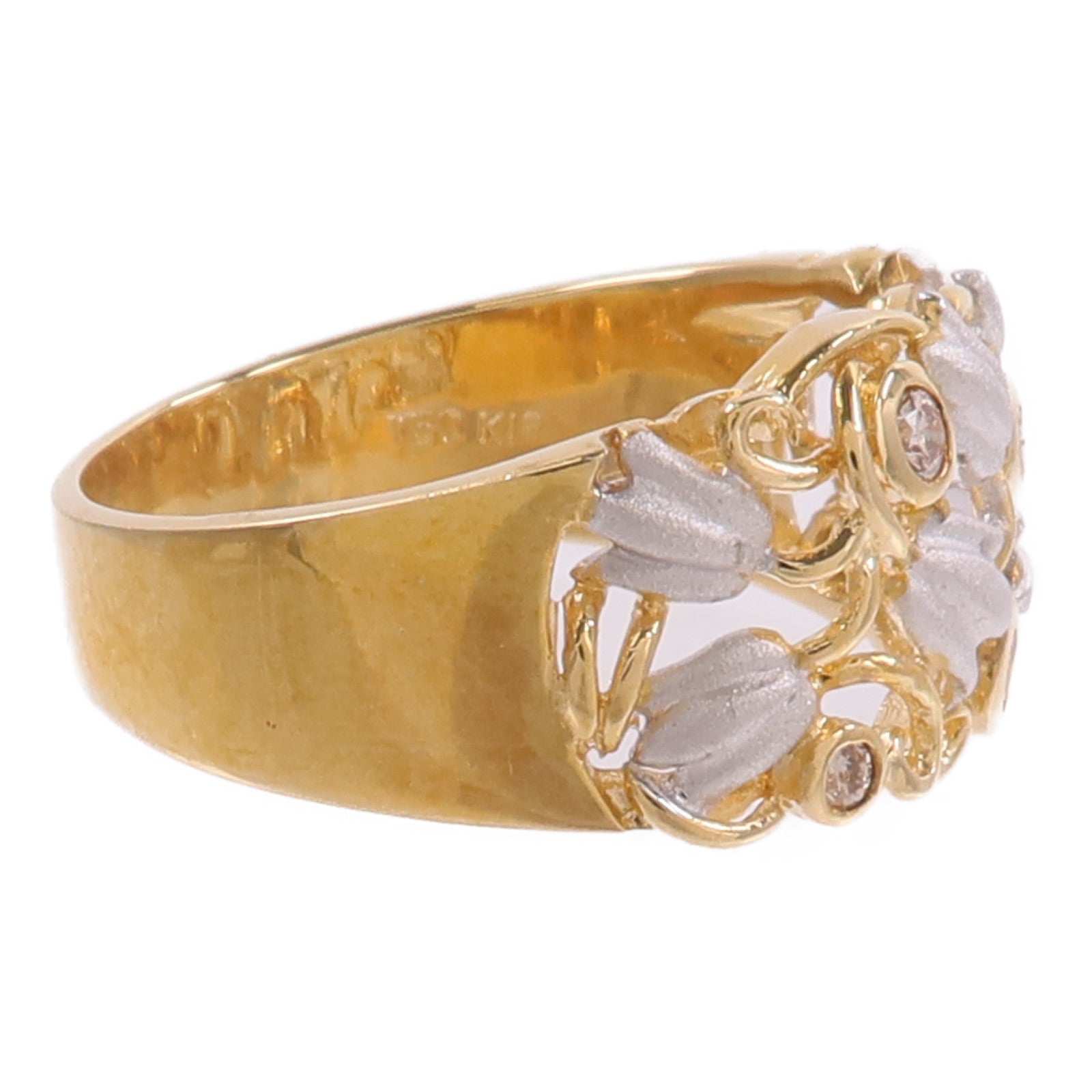 JEWELRY 18K白金/黃金Ring鑽石戒指