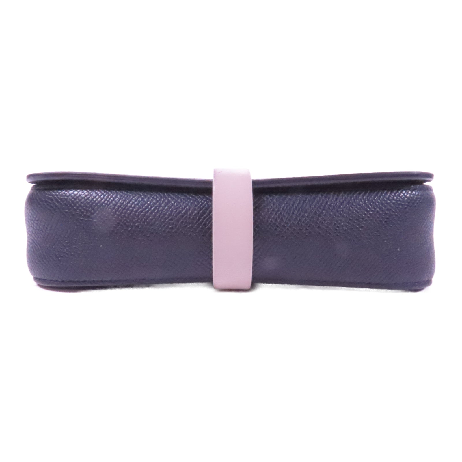CELINE 牛皮皮革Shoulder Bag銀扣肩背袋黑色