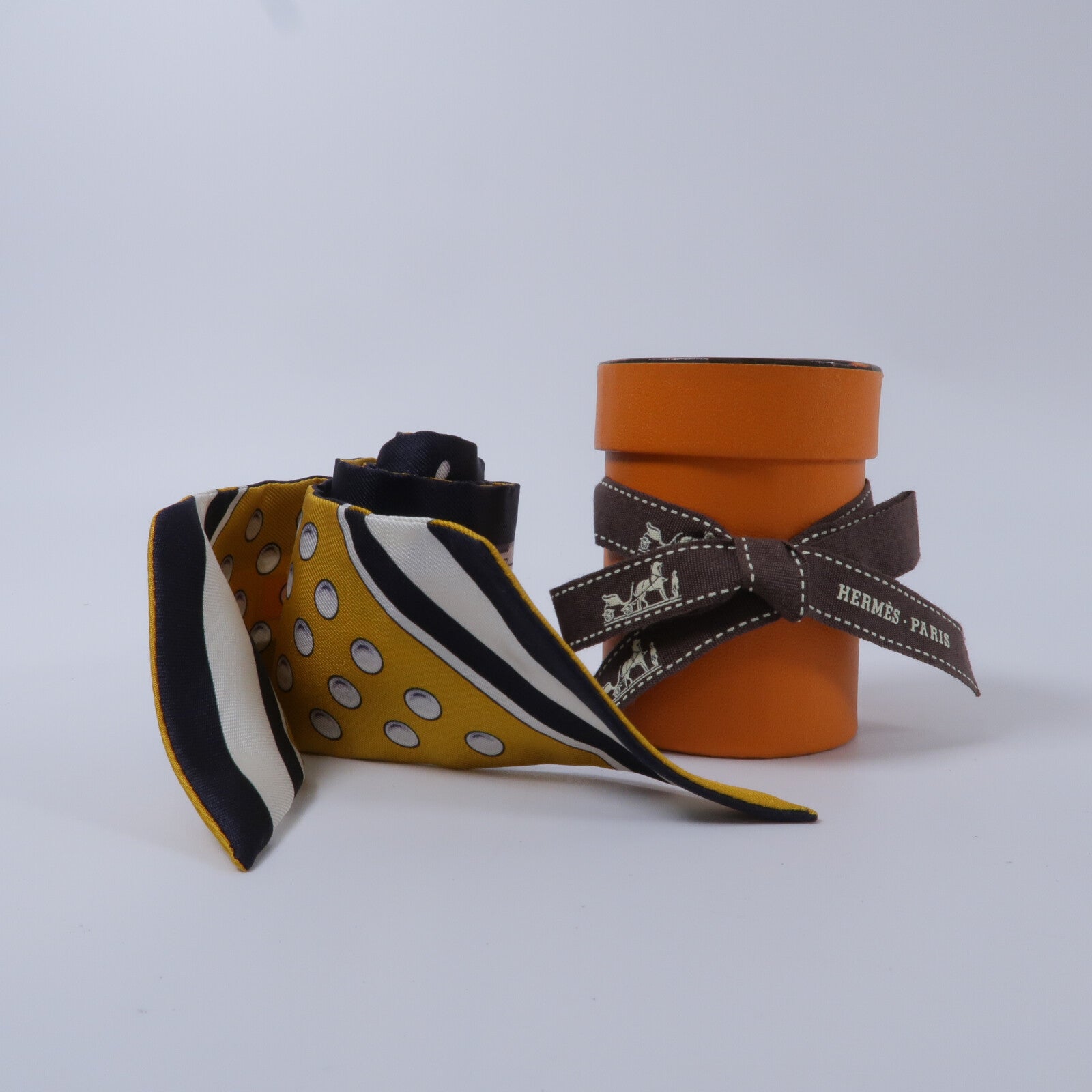 HERMES 絲質Twilly絲巾