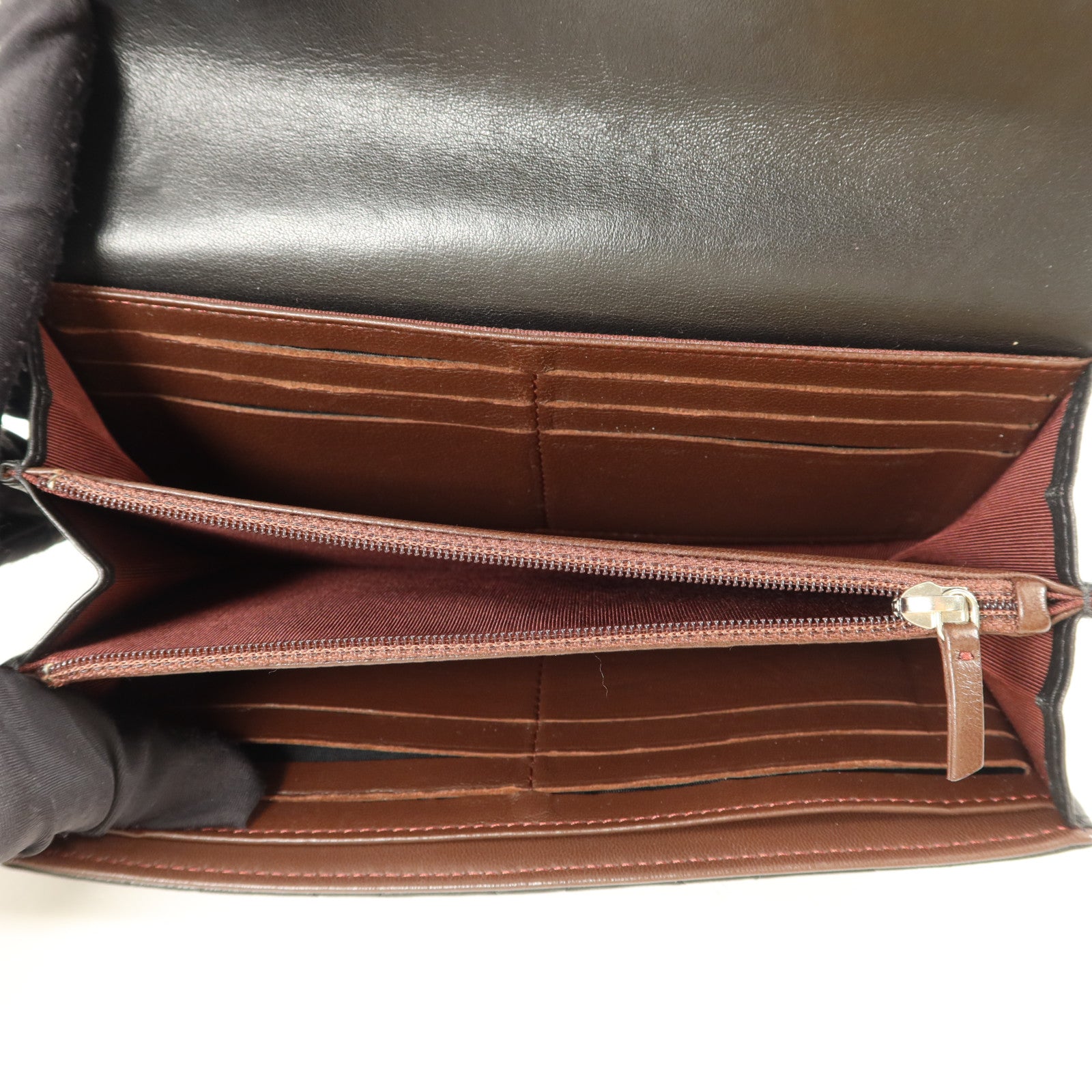 CHANEL 羊皮皮革Classic Flap Long Wallet長錢包
