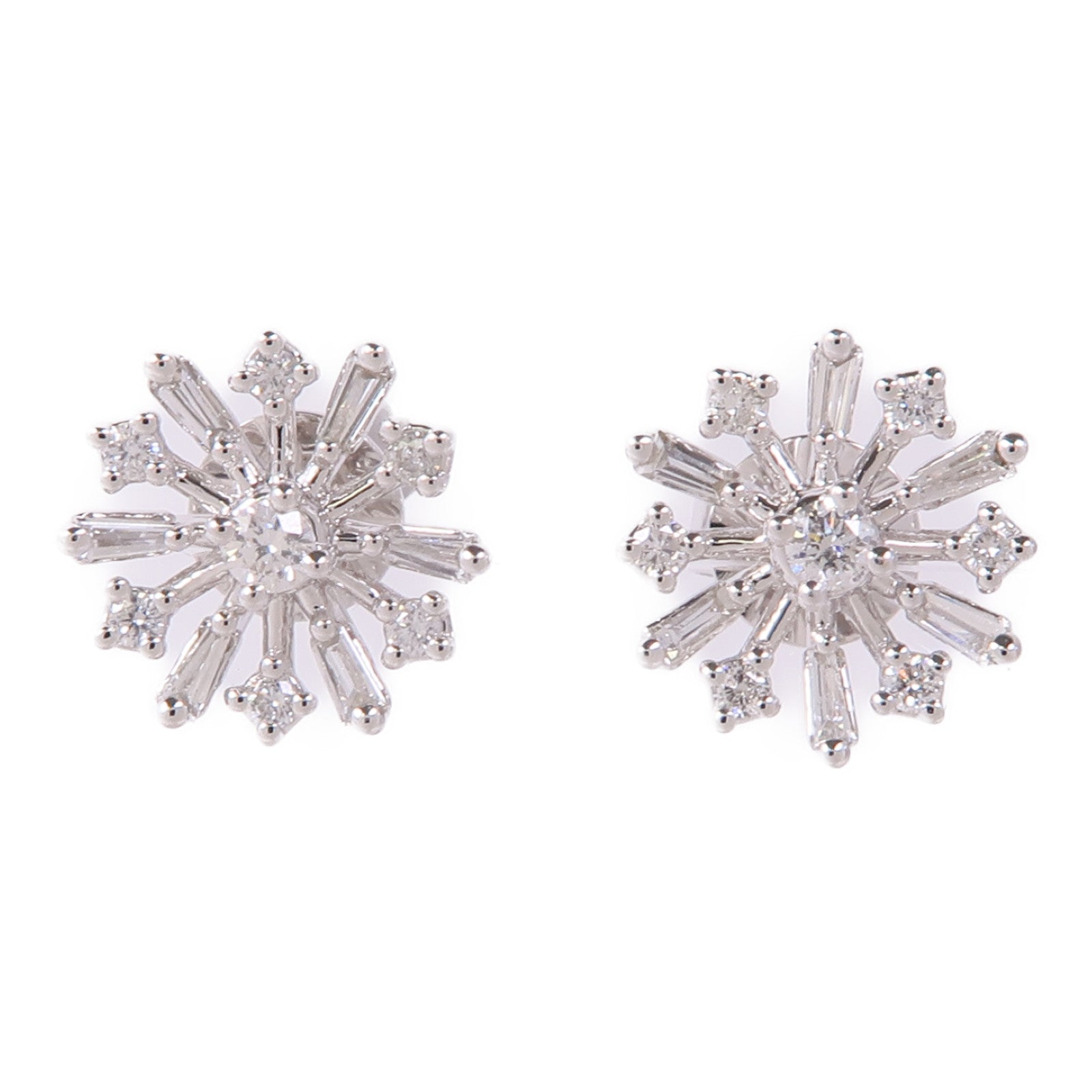 JEWELRY 18K白金Diamond Earrings鑽石耳環