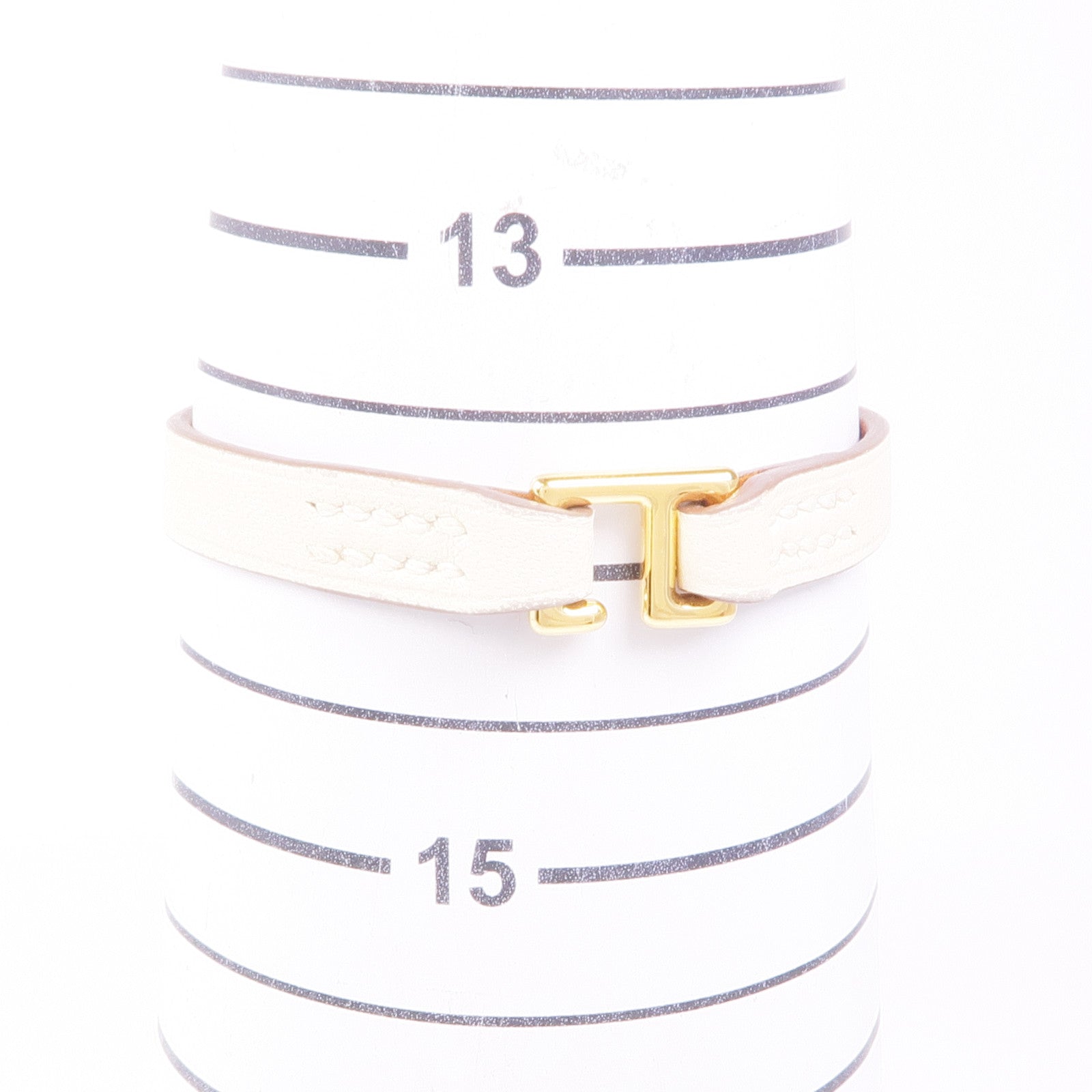 HERMES Swift皮革Bracelet銀扣手鏈