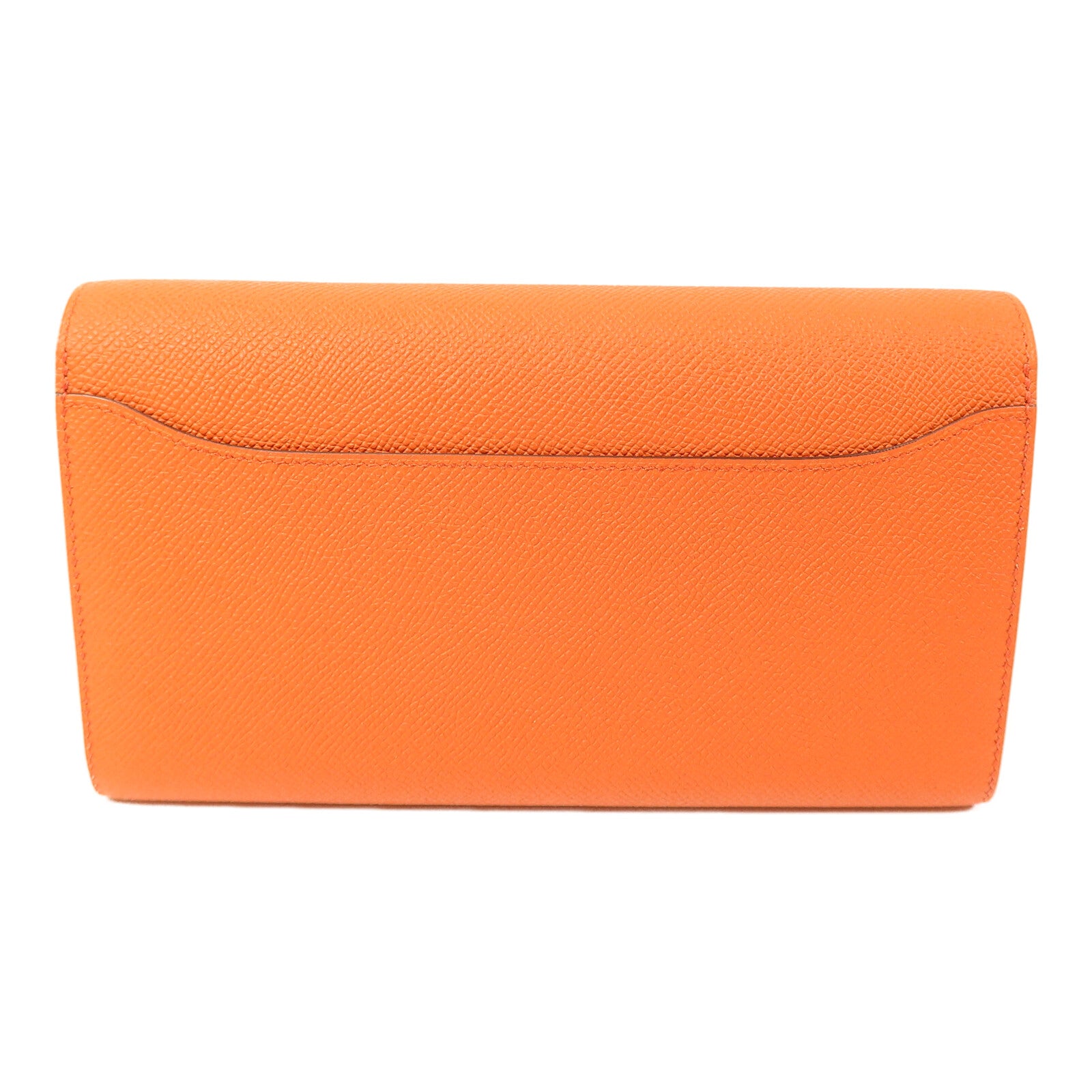 HERMES Epsom皮革Constance To Go銀扣肩背袋Terre Battue/Pink