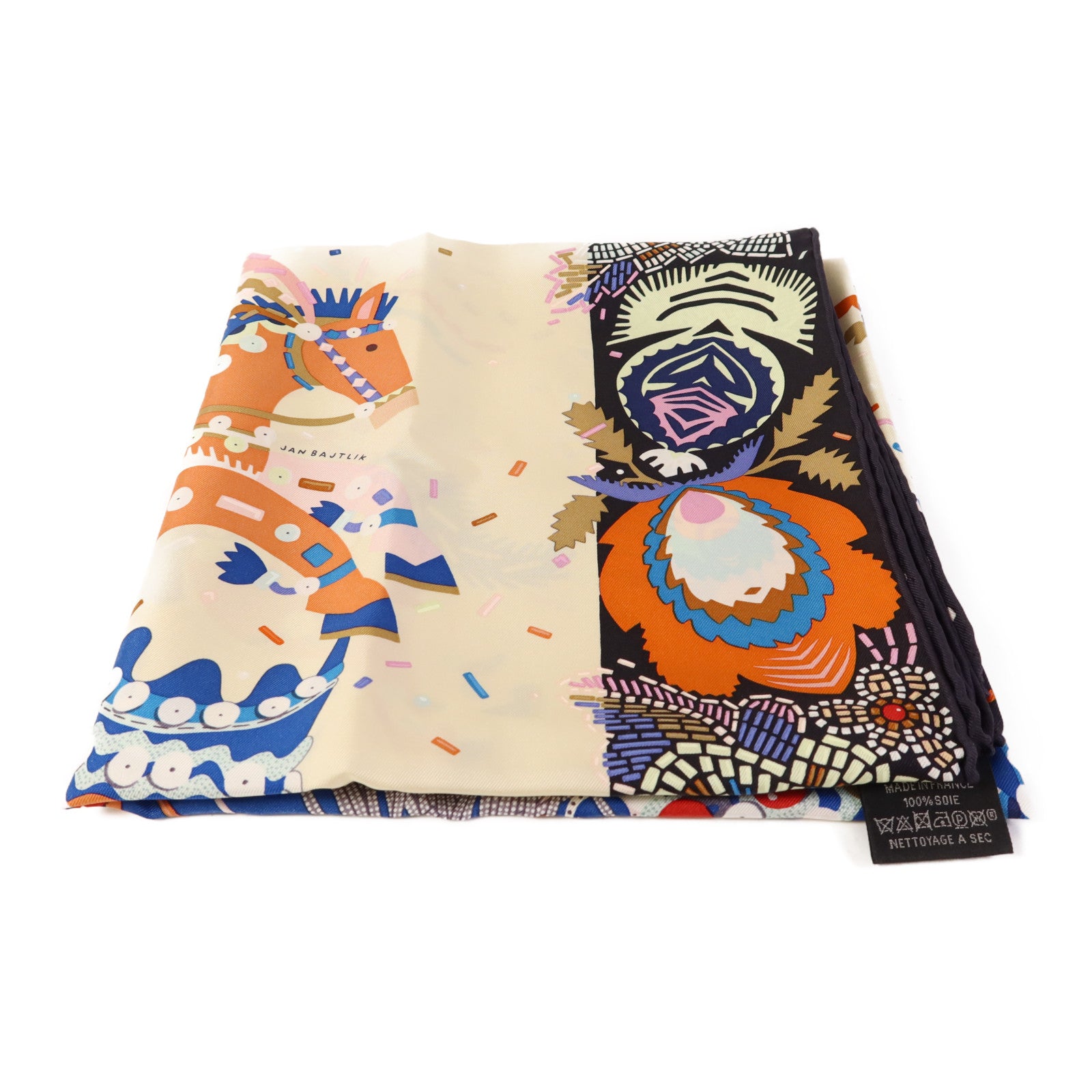 HERMES 絲質Scarf 90X90絲巾