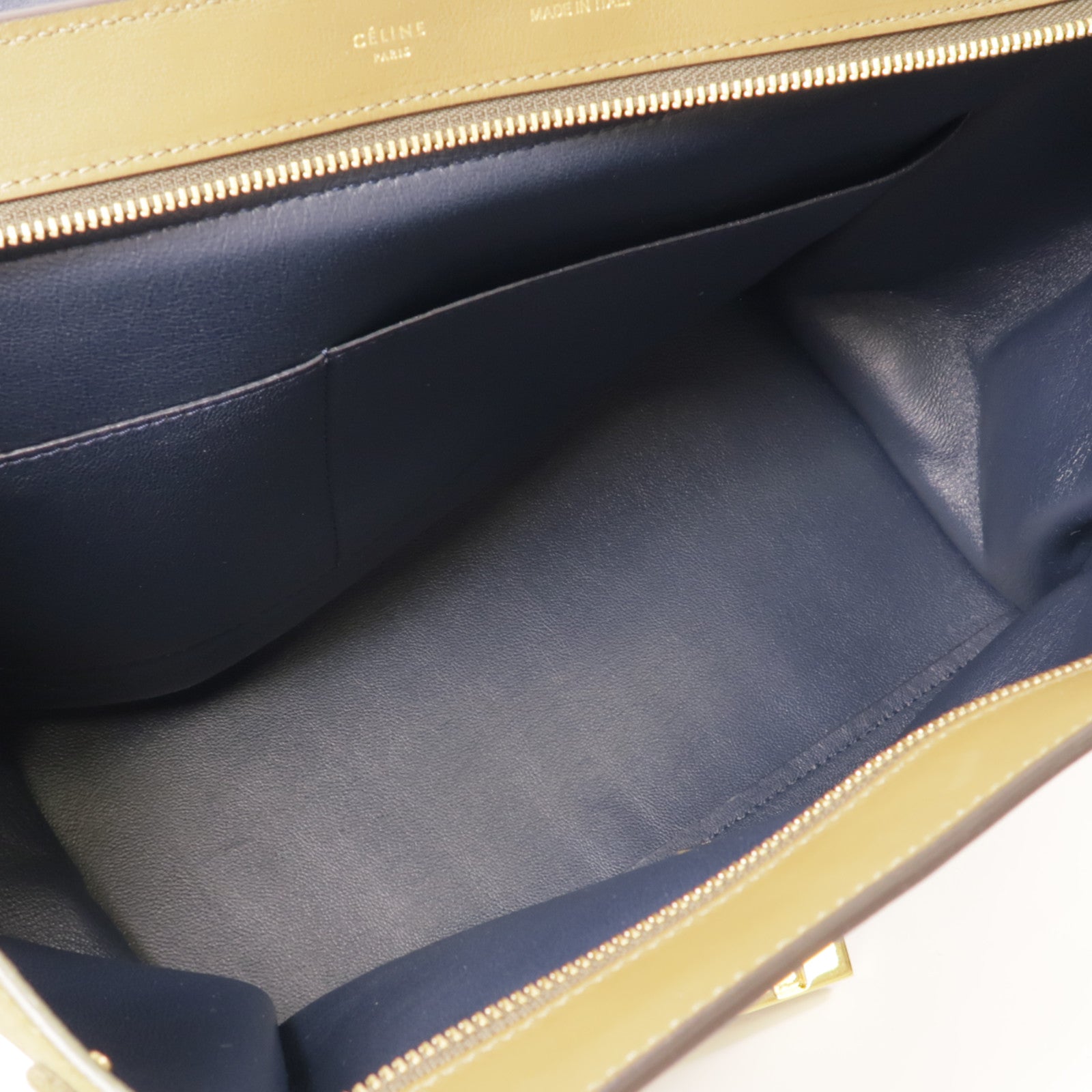 CELINE 牛皮皮革Trapeze金扣手挽肩背兩用袋