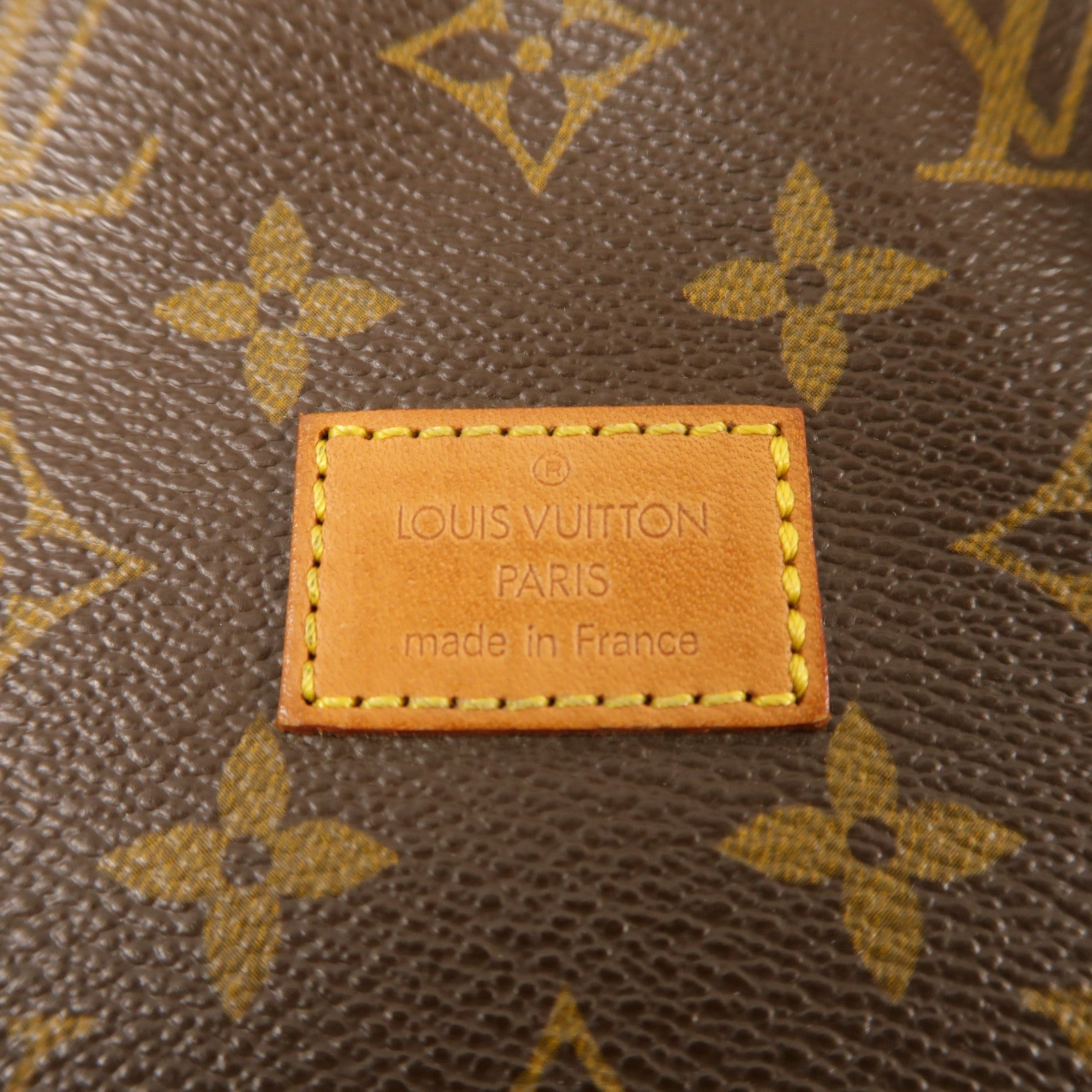 LOUIS VUITTON Monogram Saumur 30金扣肩背袋棕色