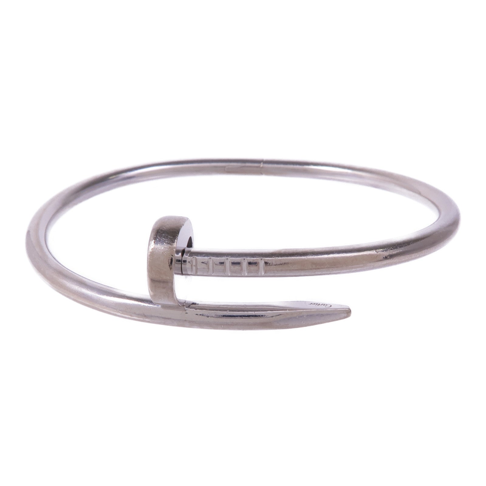 CARTIER 18K白金Juste Un Clou Bracelet手鐲