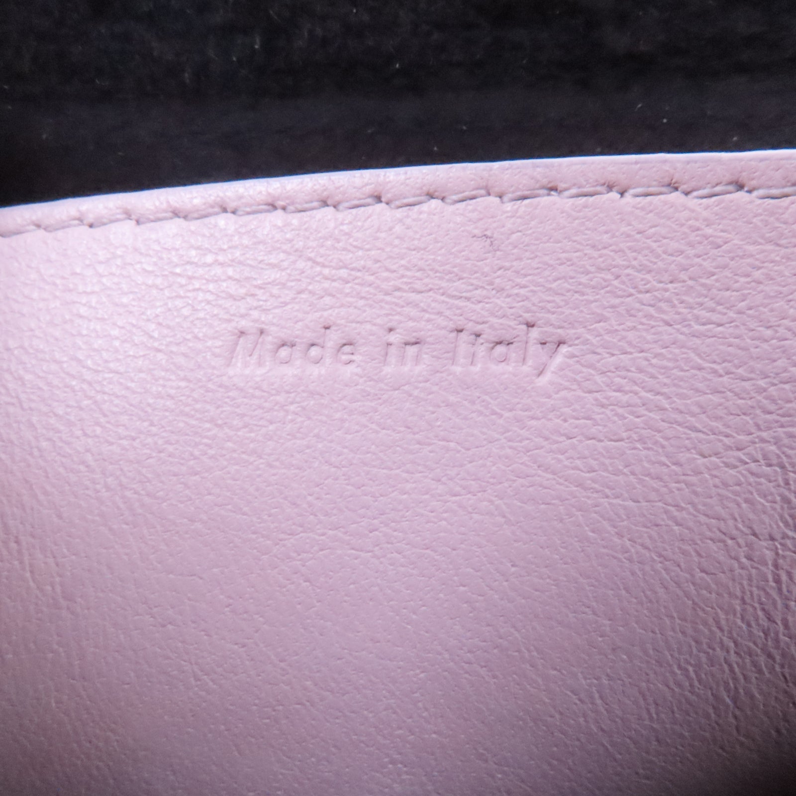 CELINE 牛皮皮革Shoulder Bag銀扣肩背袋黑色