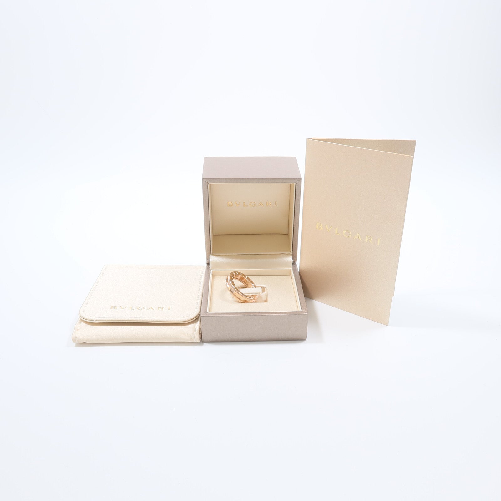BVLGARI 18K玫瑰金B.zero1 Ring戒指