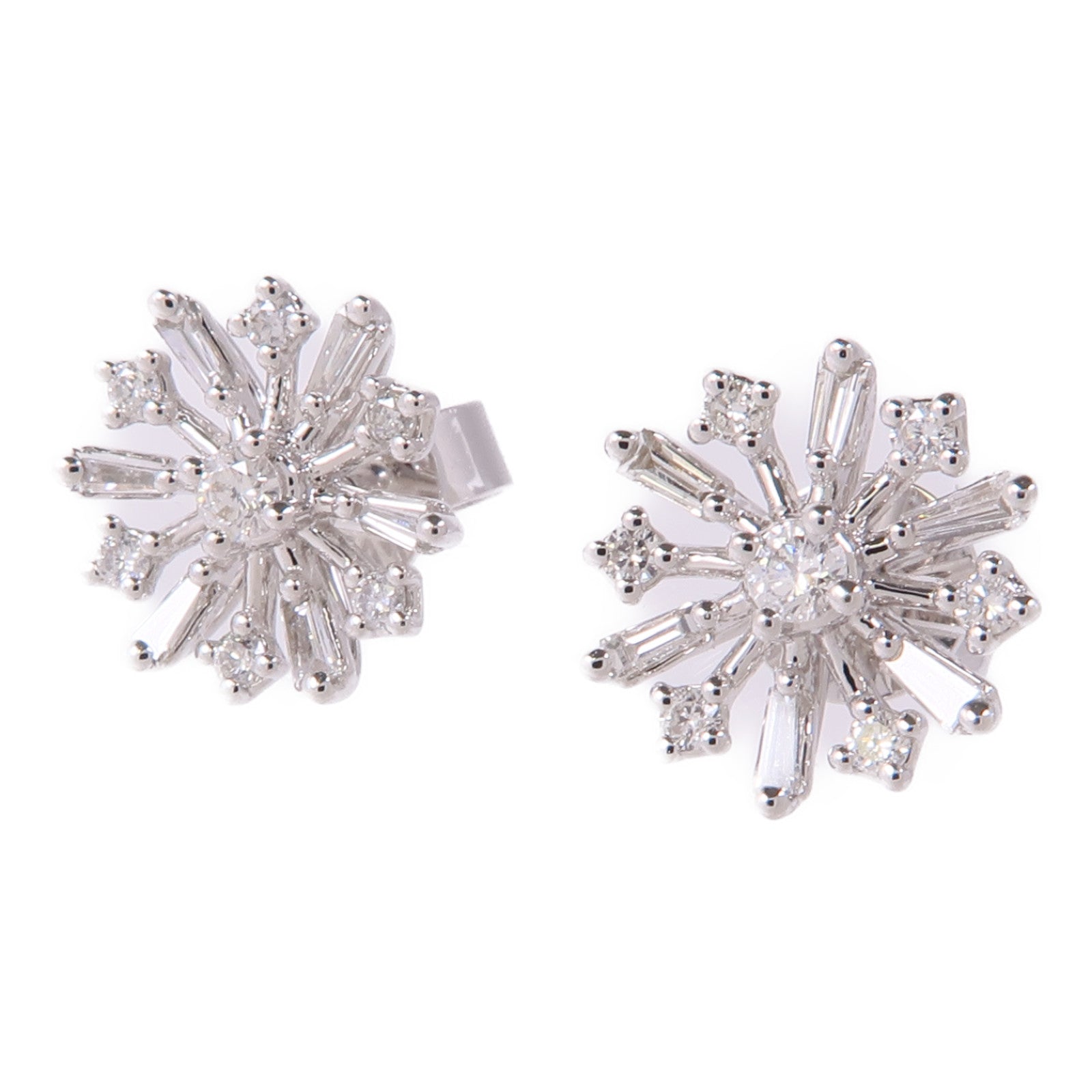 JEWELRY 18K白金Diamond Earrings鑽石耳環