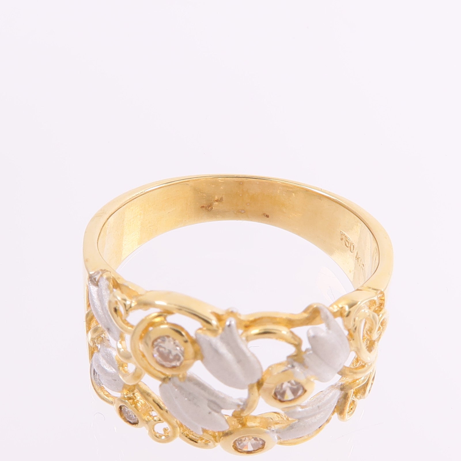 JEWELRY 18K白金/黃金Ring鑽石戒指