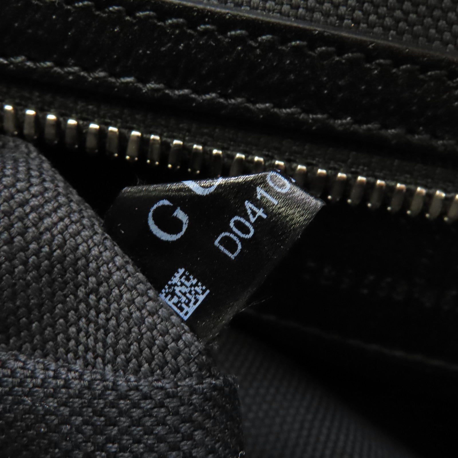 GUCCI 帆布2 Way Shoulder銀扣手挽肩背兩用袋黑色