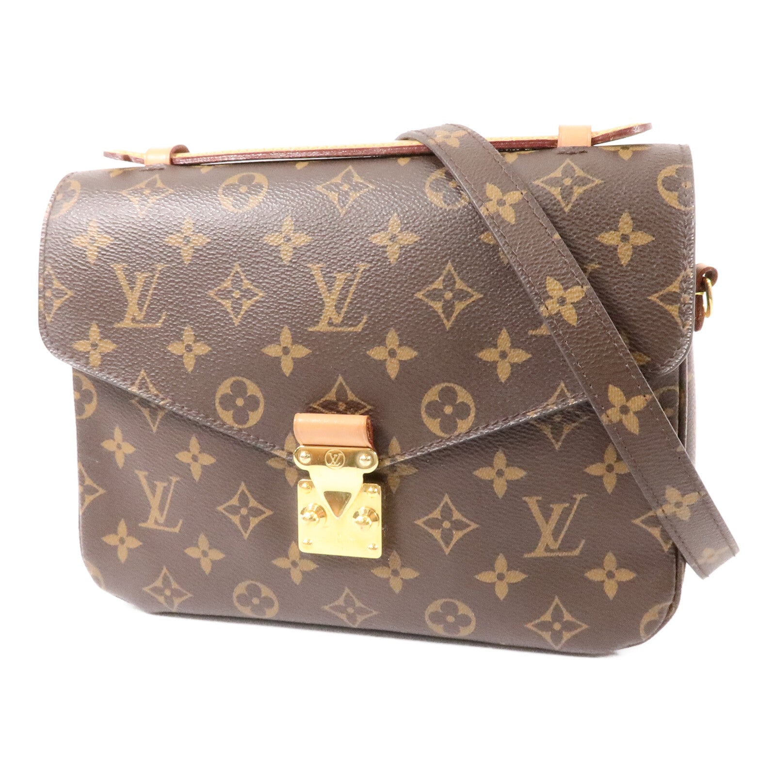 LOUIS VUITTON Monogram Pochette Metis MM金扣手挽肩背兩用袋