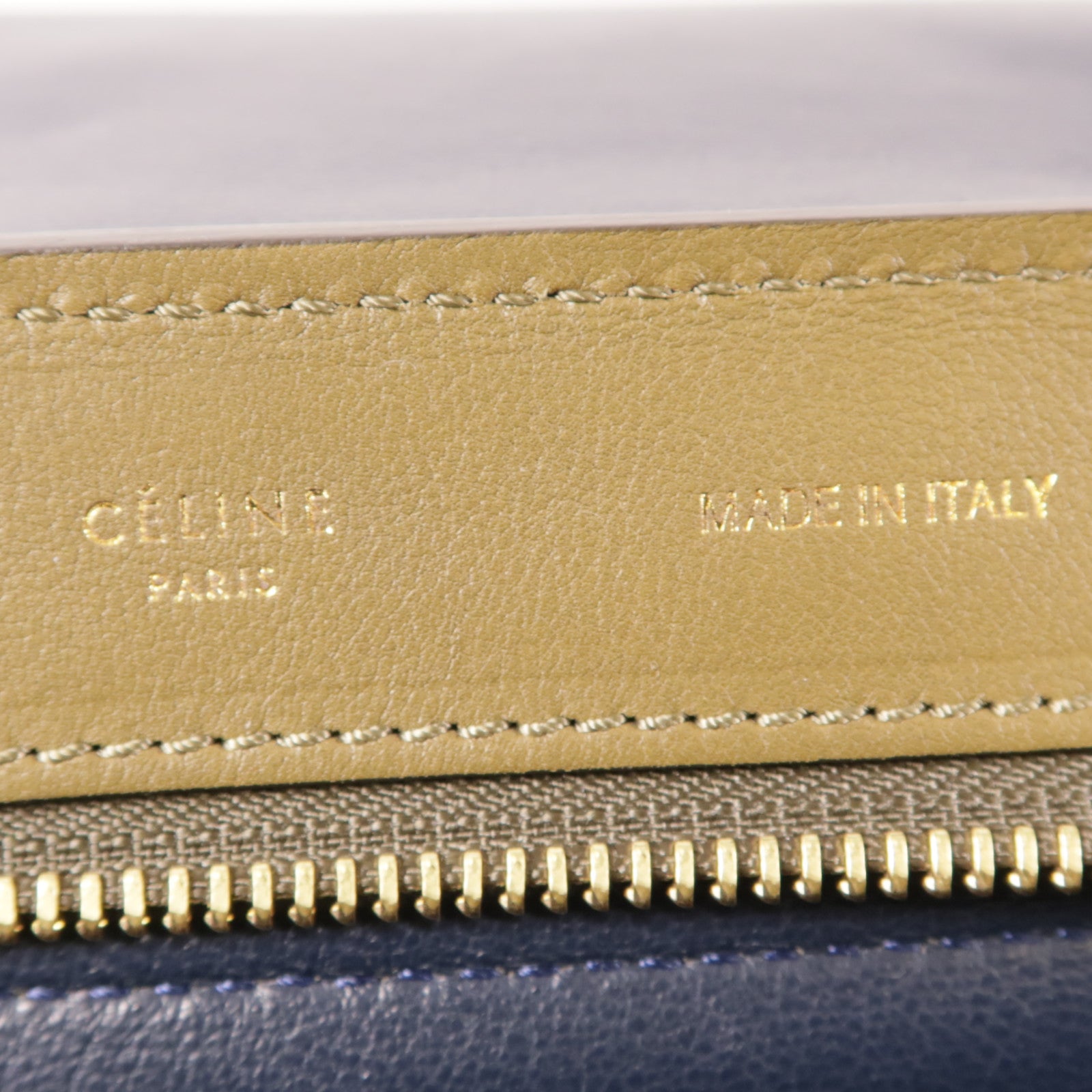 CELINE 牛皮皮革Trapeze金扣手挽肩背兩用袋