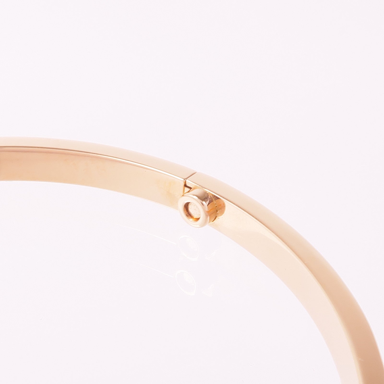 CARTIER 18K玫瑰金Love Bracelet手鐲Cartier#18