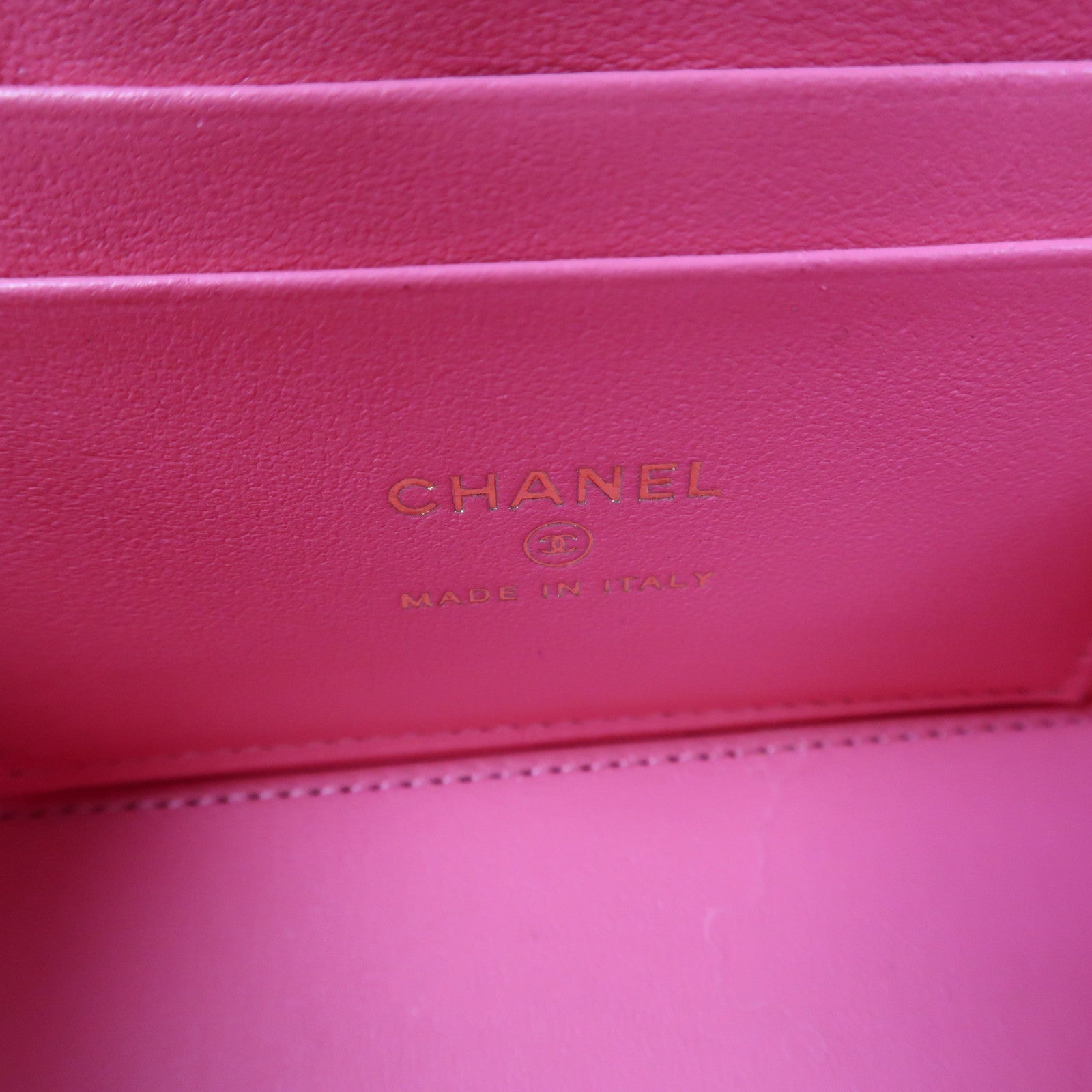 CHANEL 【激減優惠】菱格羊皮皮革Chanel Box Bag金扣鏈帶肩背袋粉紅色