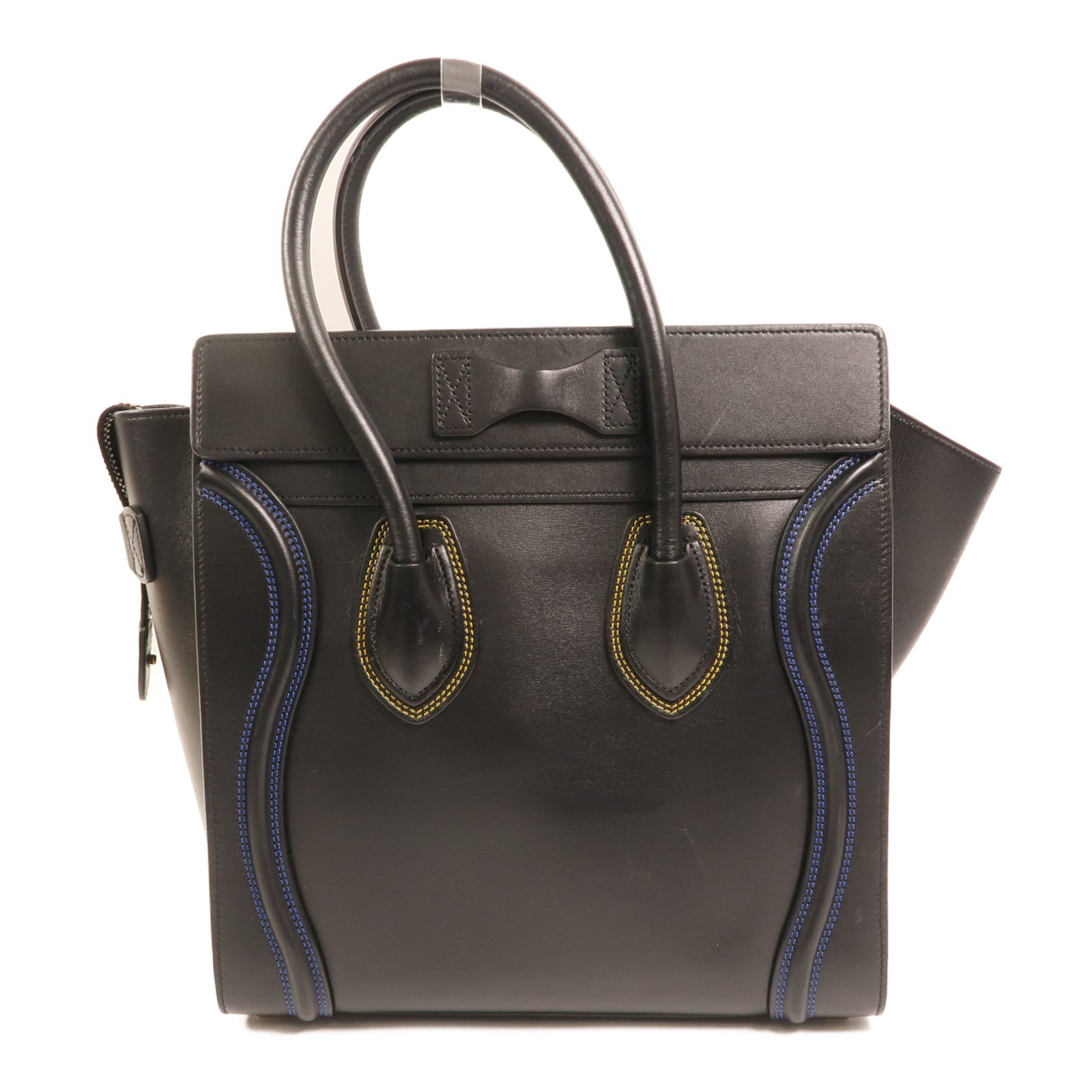 CELINE 牛皮皮革Micro Luggage金扣手挽袋