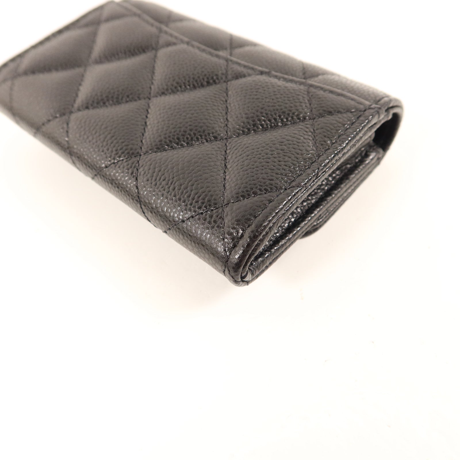 CHANEL 牛皮皮革Card Case金扣卡片套