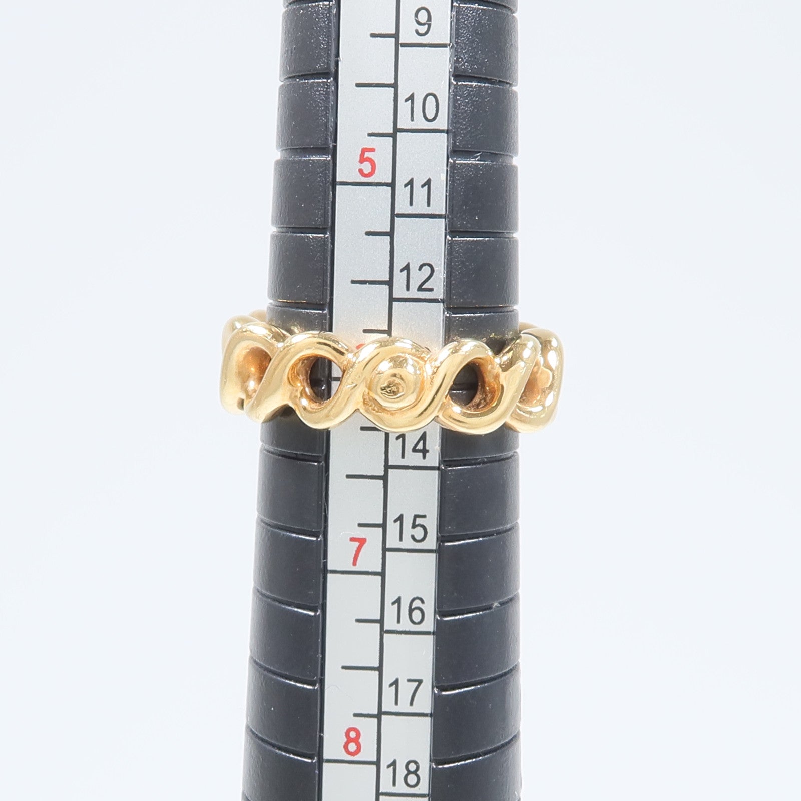 CHANEL 18K黃金Color Stone Ring彩色寶石戒指