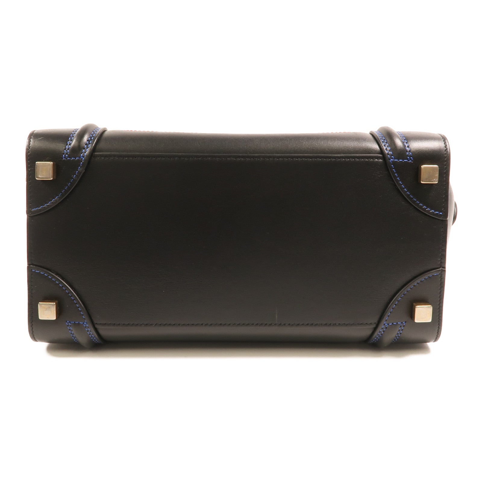 CELINE 牛皮皮革Micro Luggage金扣手挽袋