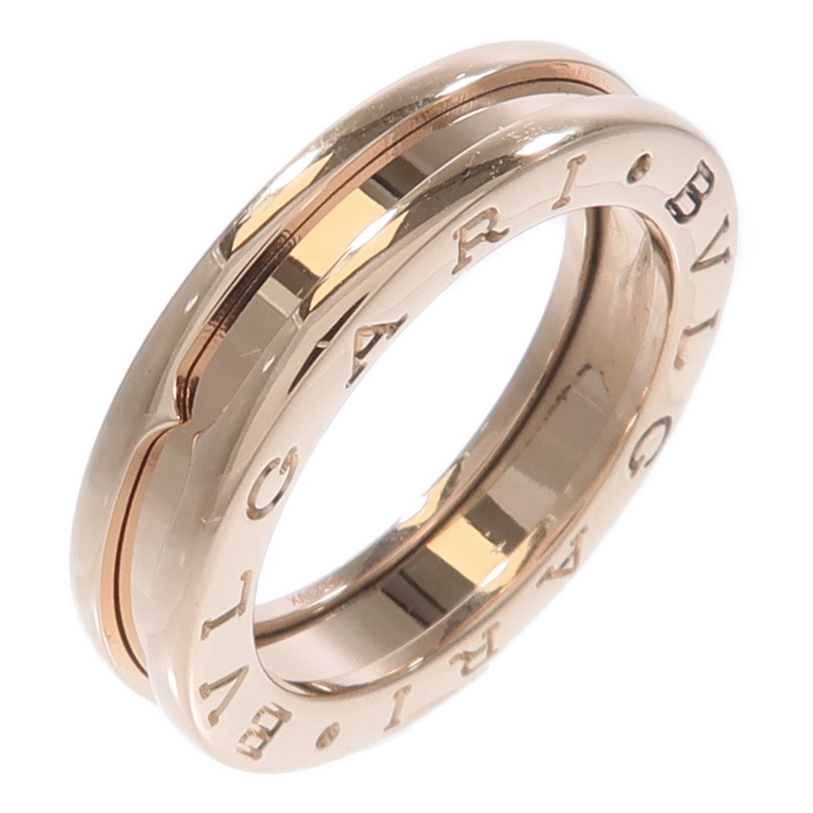BVLGARI 18K玫瑰金B.zero1 Ring戒指