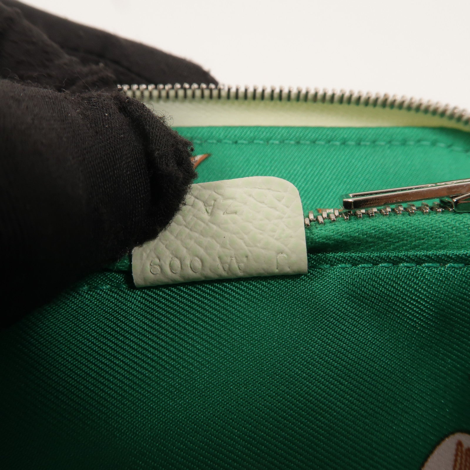 HERMES Epsom皮革Silk In Compact Wallet錢包Vert Fizz