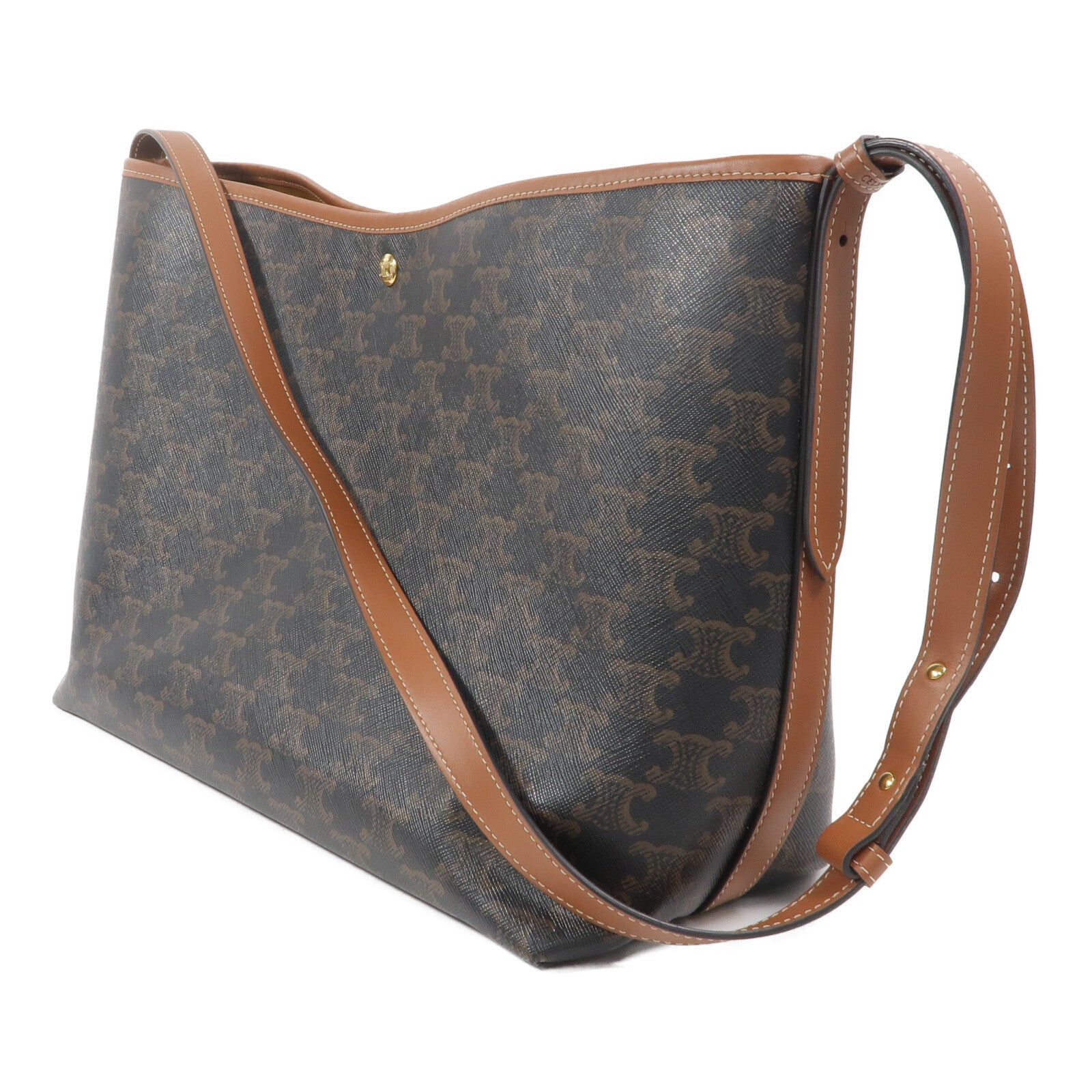CELINE 塗層帆布Soft Shopper肩背袋