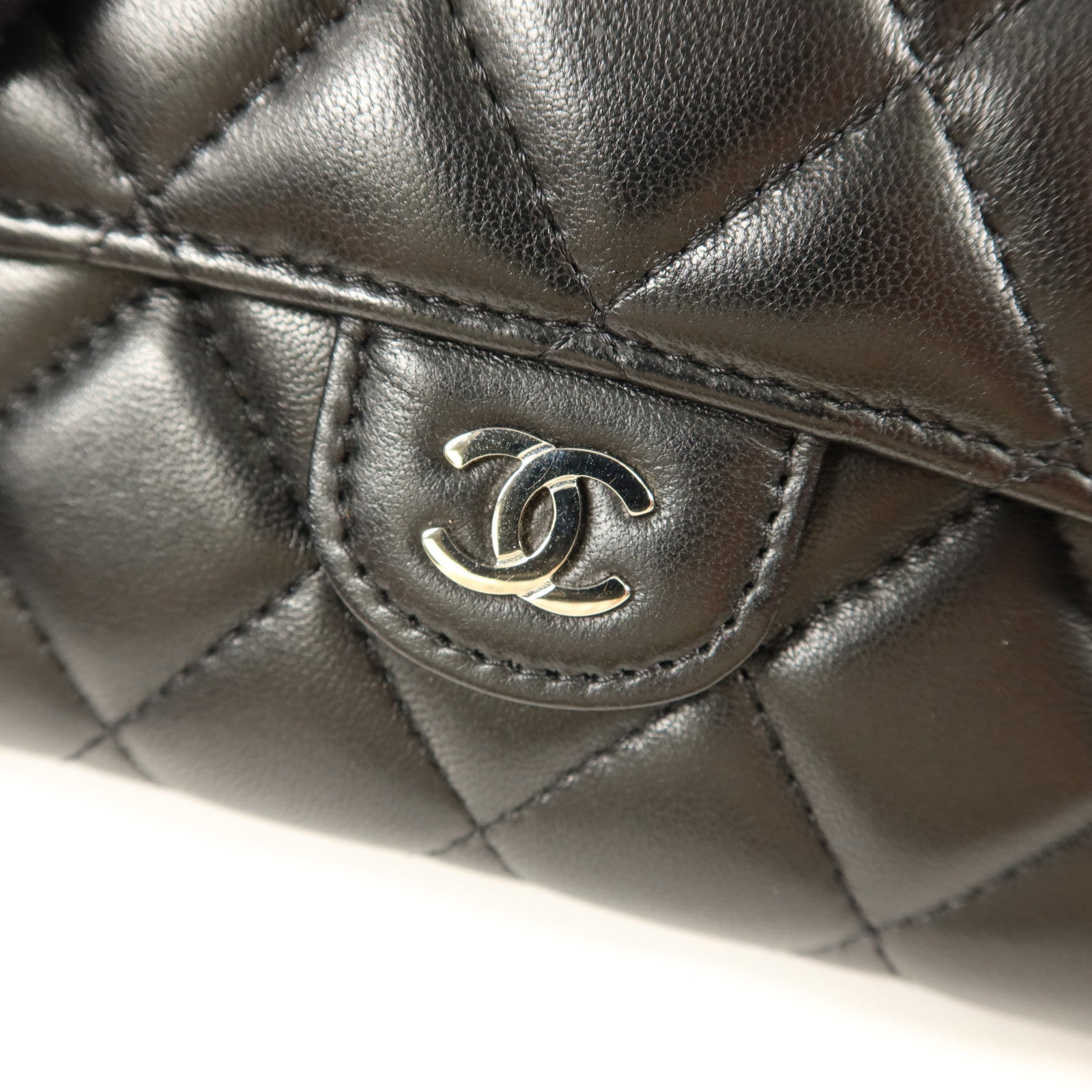 CHANEL 羊皮皮革Classic Flap Long Wallet長錢包