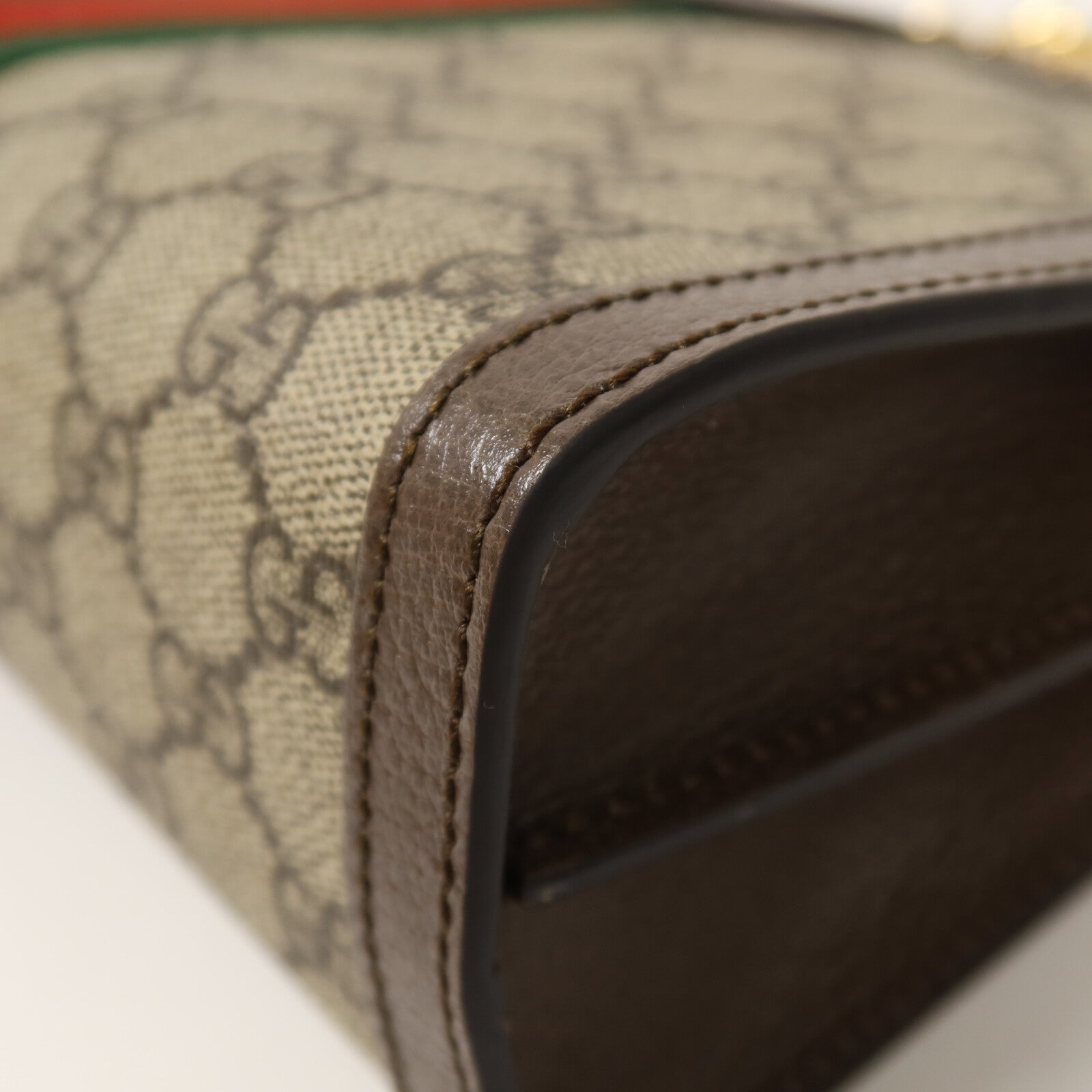 GUCCI 塗層帆布Ophidia GG鏈帶肩背袋