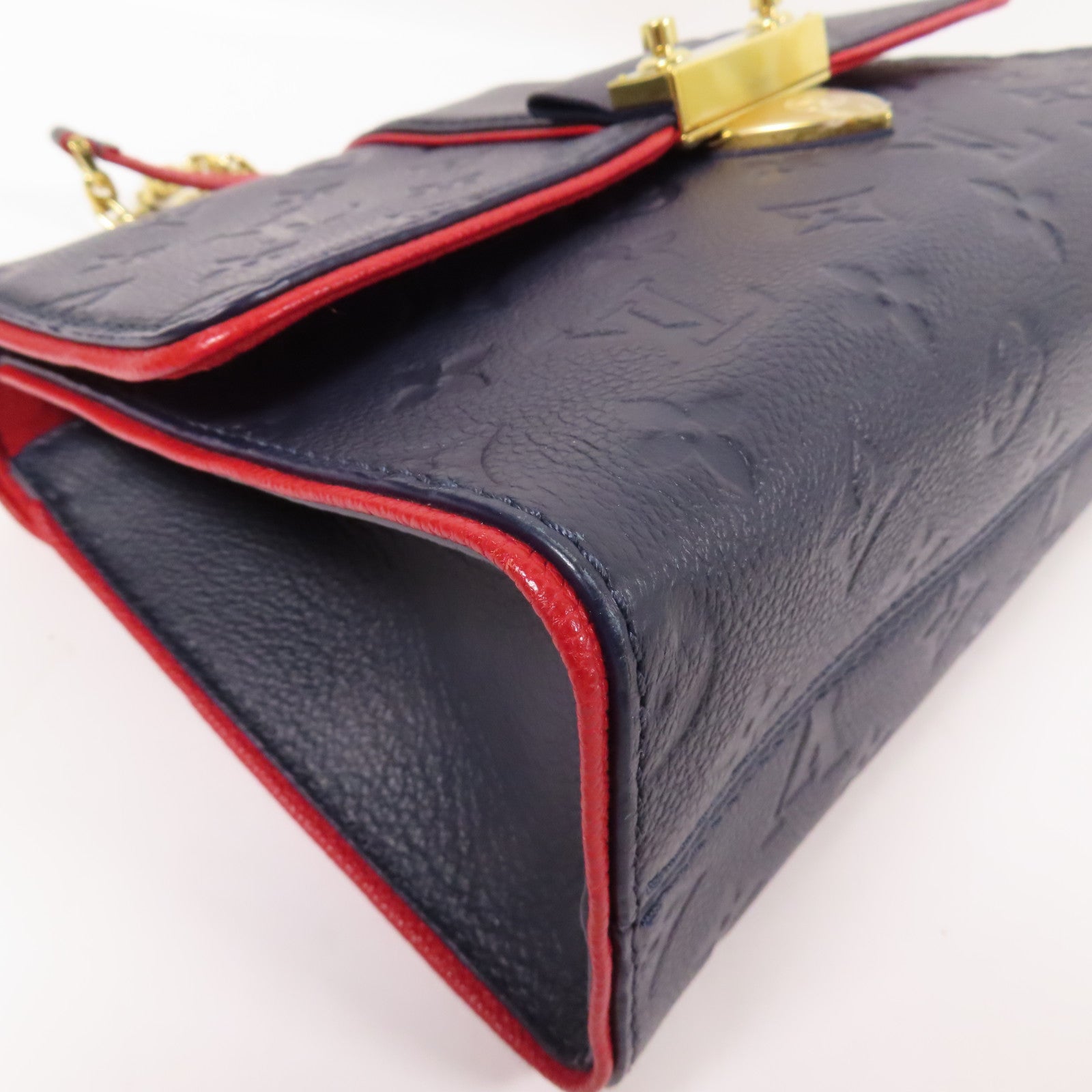 LOUIS VUITTON LV GHW Saint Sulpice Shoulder Bag M43394 Monogram Empreinte Navy