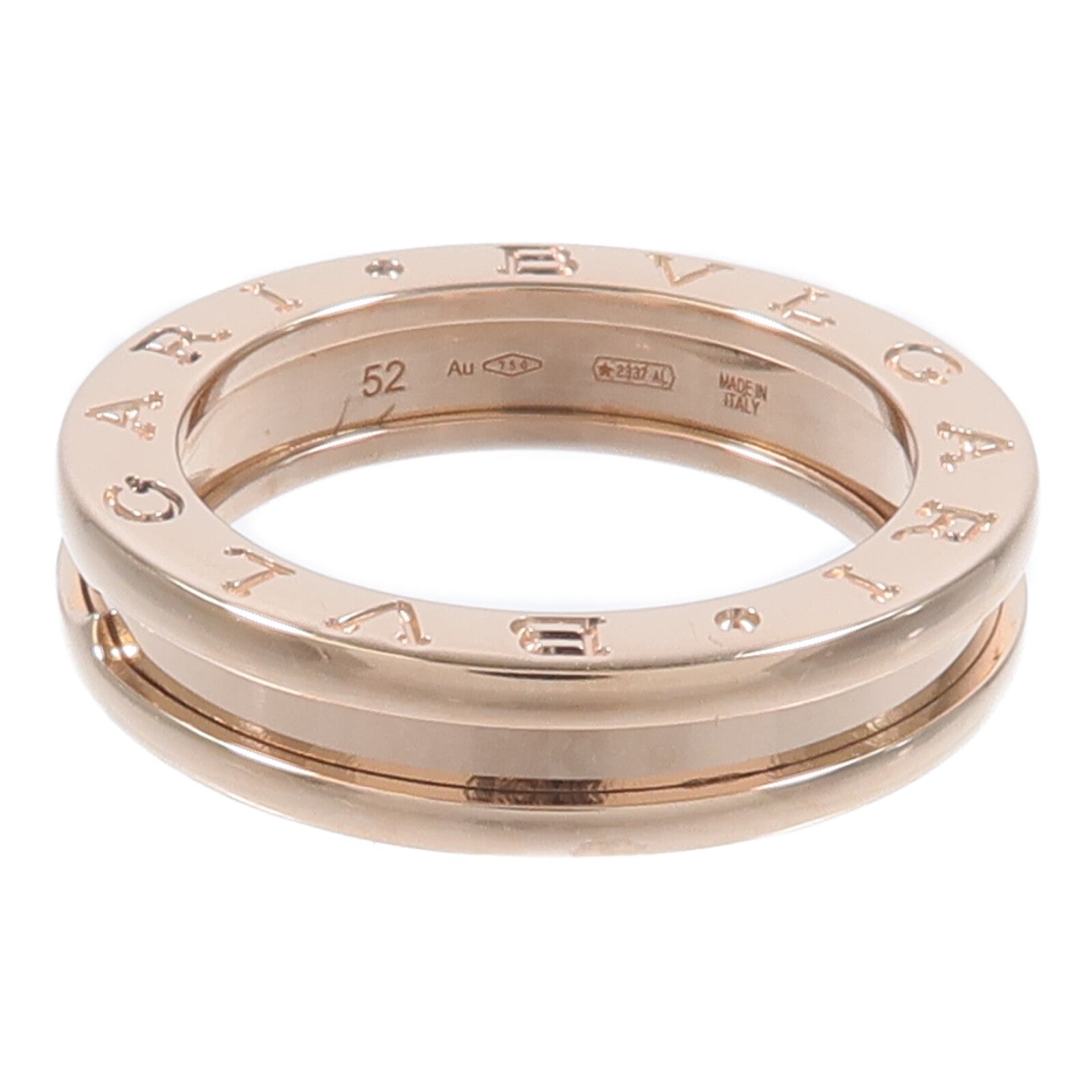 BVLGARI 18K玫瑰金B.zero1 Ring戒指