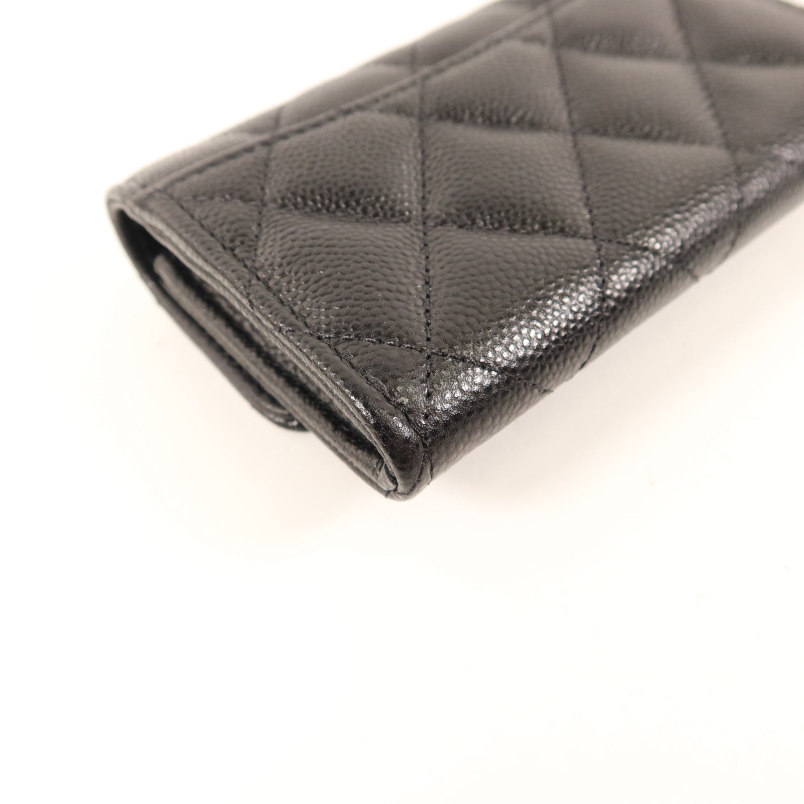 CHANEL 牛皮皮革Card Case金扣卡片套
