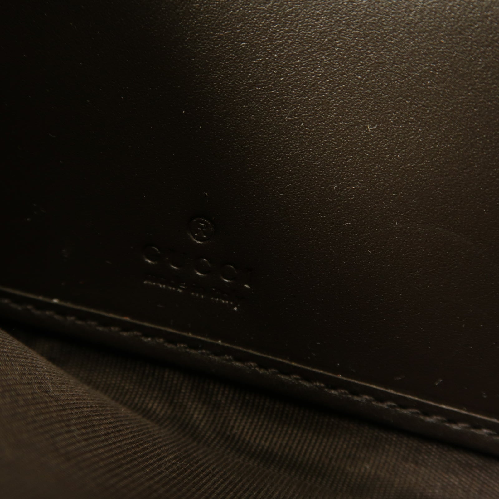 GUCCI 【激減優惠】塗層帆布Zipped Long Wallet銀扣長錢包棕色