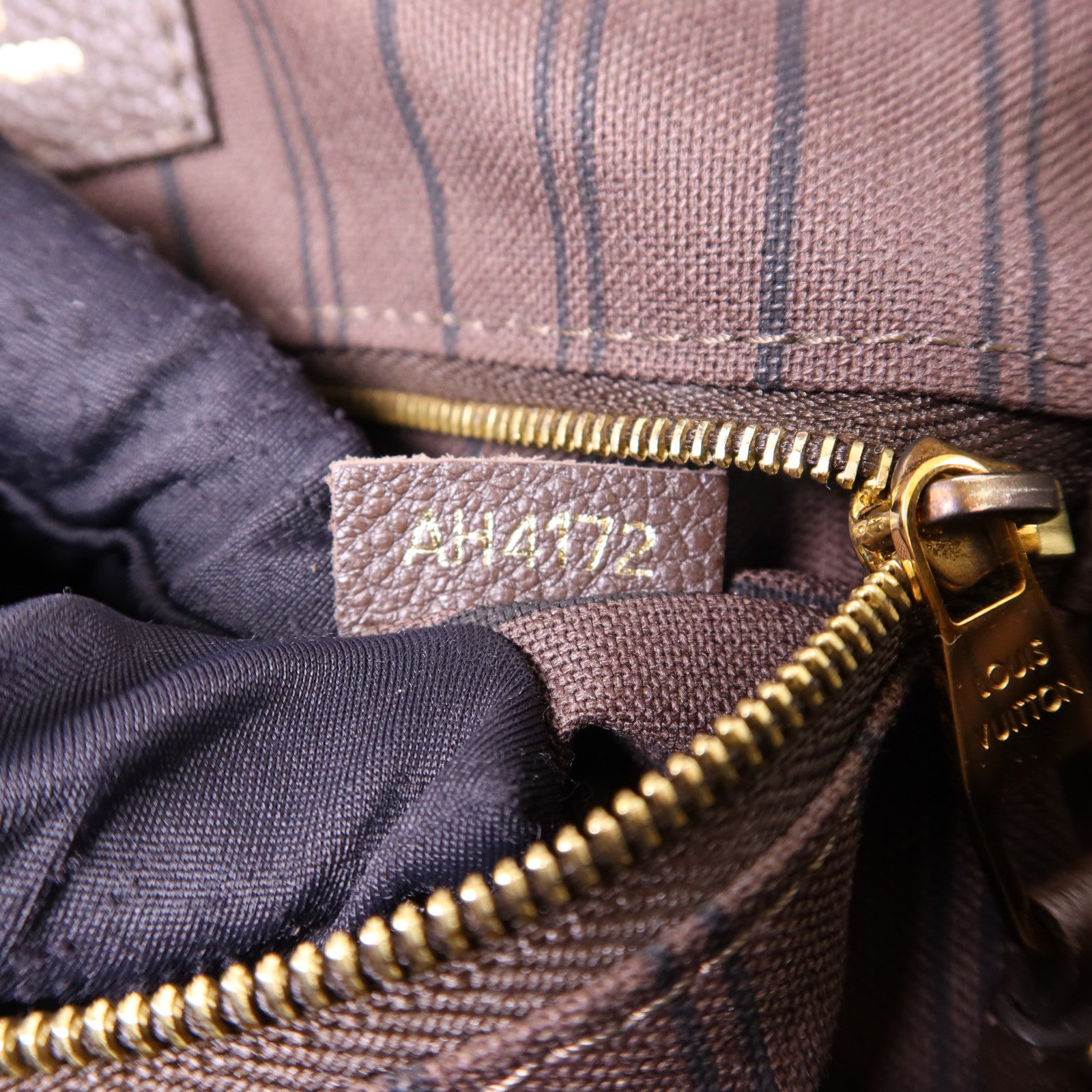 LOUIS VUITTON Monogram Empreinte Speedy 25 Bandouliere金扣手挽肩背兩用袋