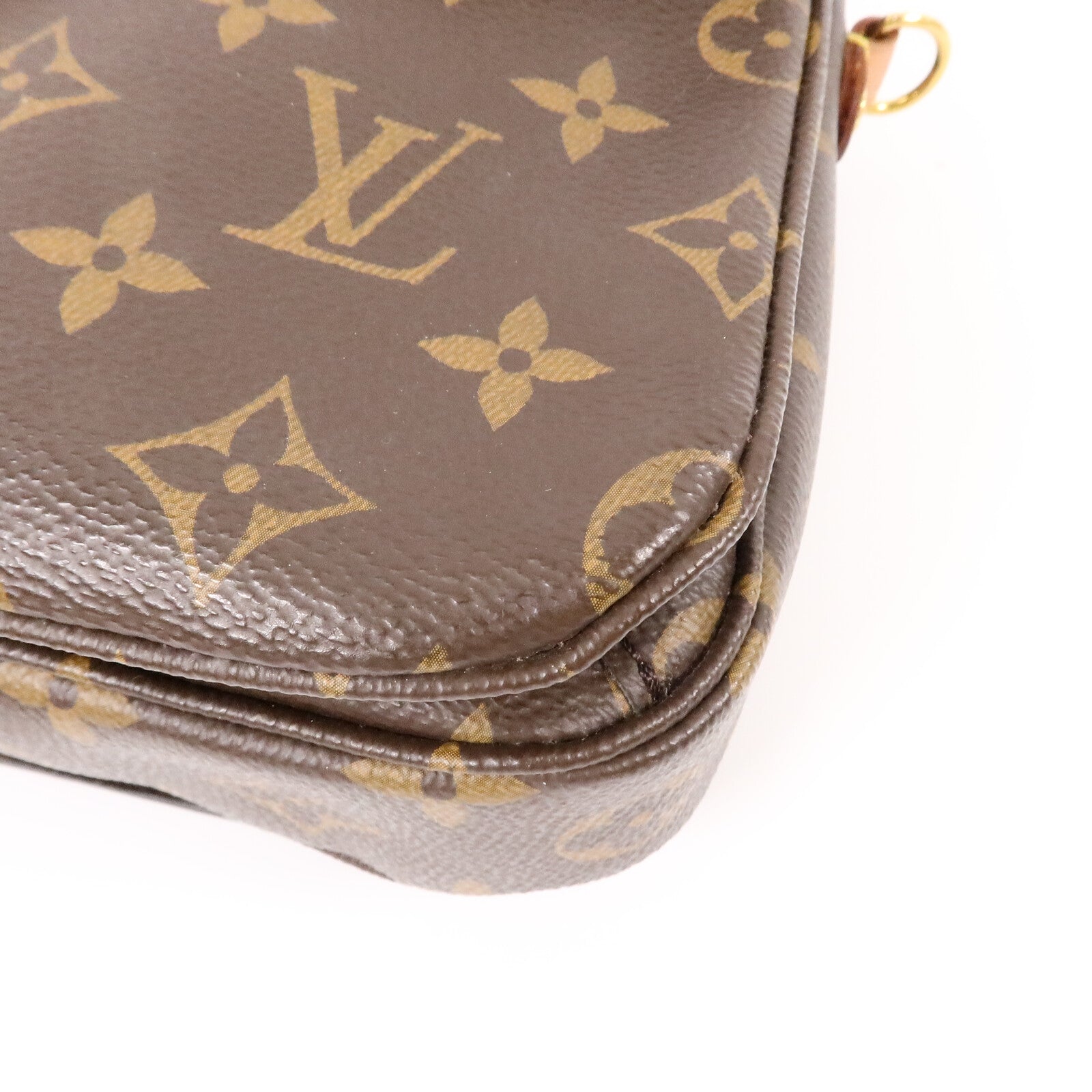 LOUIS VUITTON Monogram Pochette Metis MM金扣手挽肩背兩用袋