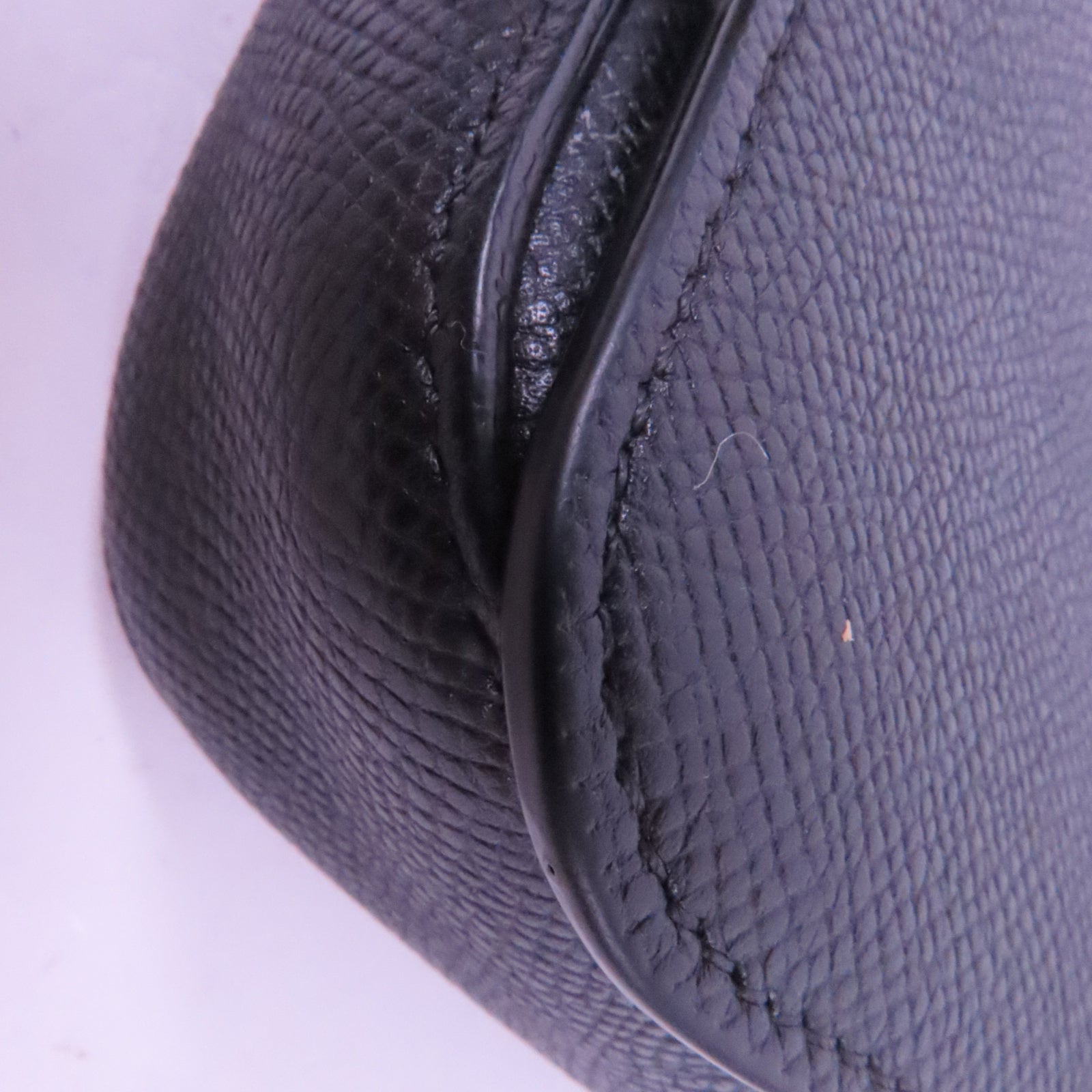 CELINE 牛皮皮革Shoulder Bag銀扣肩背袋黑色
