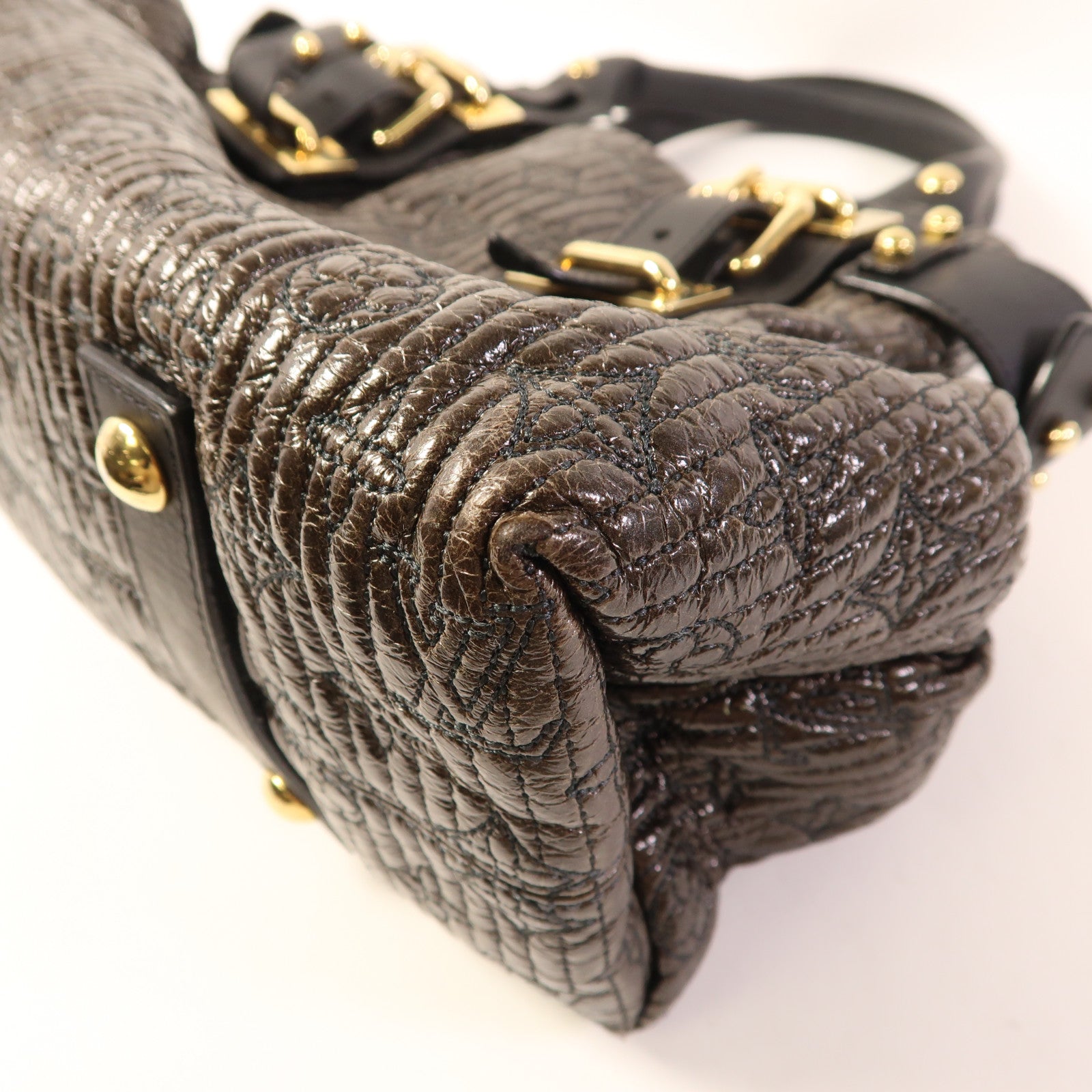 LOUIS VUITTON Monogram Motard Biker金扣肩背袋