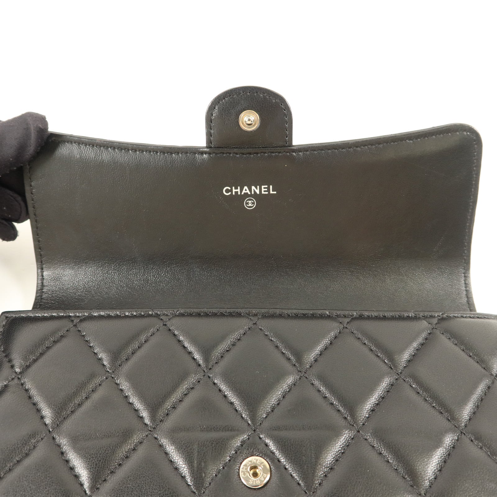 CHANEL 羊皮皮革Classic Flap Long Wallet長錢包