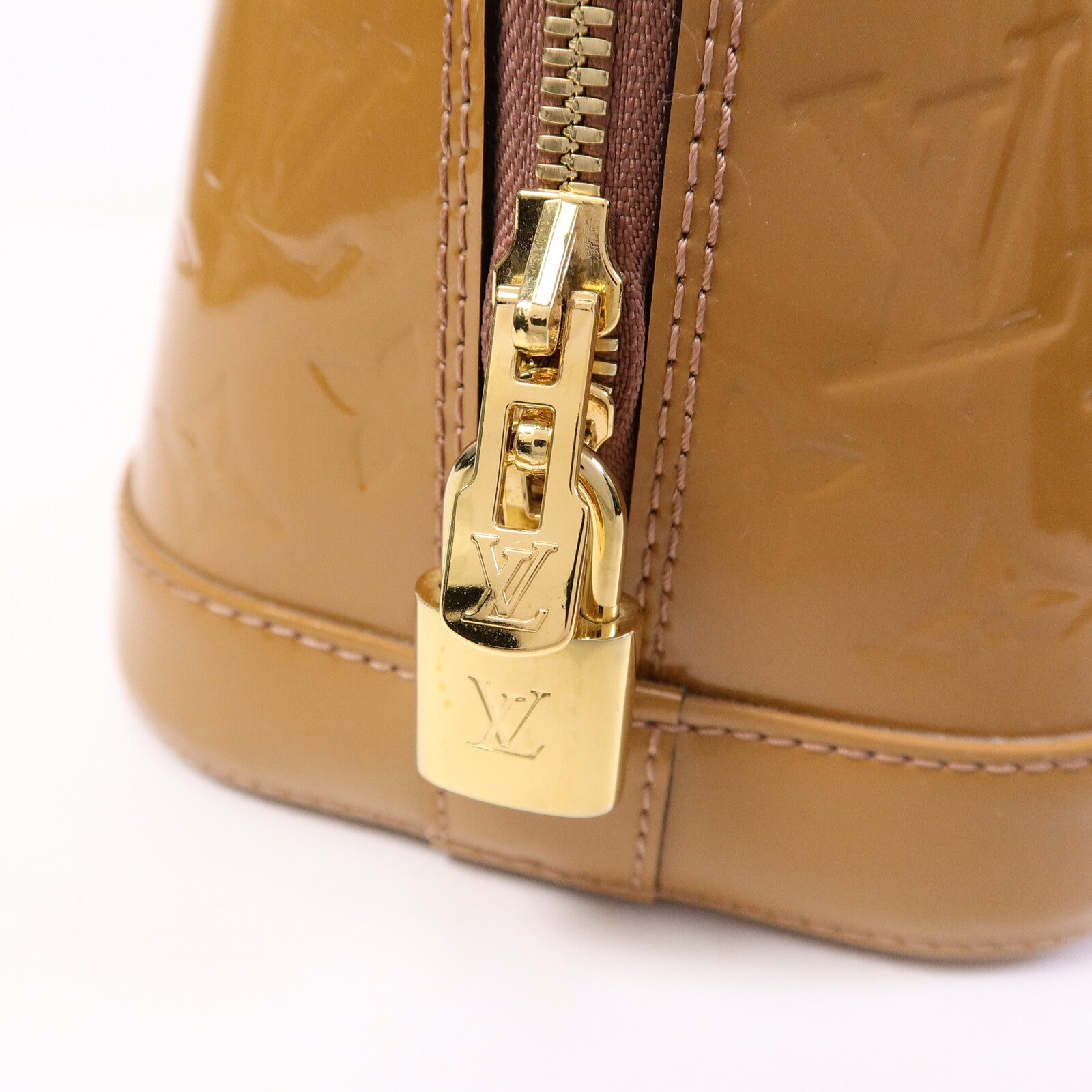 LOUIS VUITTON Monogram Vernis Alma PM手挽袋